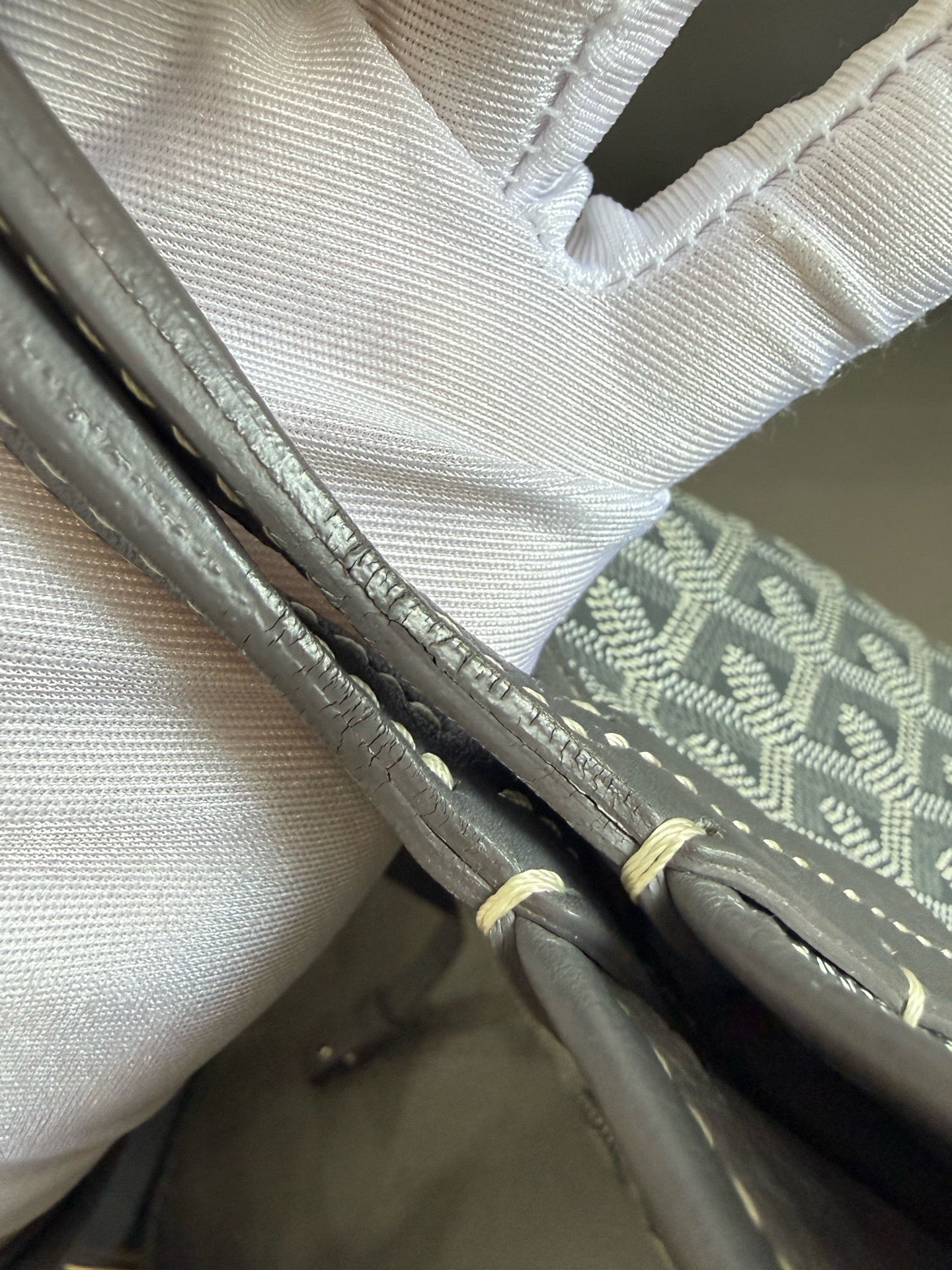 Goyard - Anjou Reversible Tote - Goyardine canvas and leather - Grey - (mini)