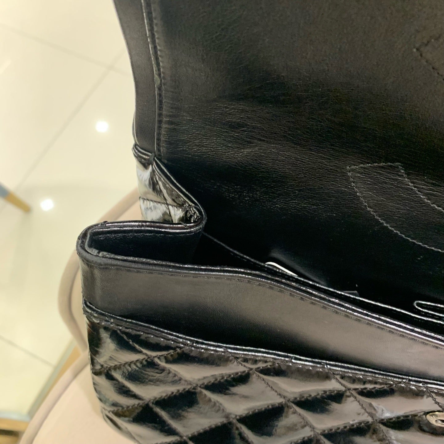 Chanel - 2.55 Reissue - Patent leather - Black - (Large)