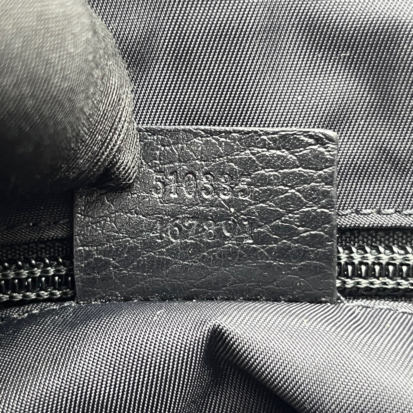 Gucci - GG Monogram Nylon Messenger Bag - Nylon with leather trim - Black - (Medium)