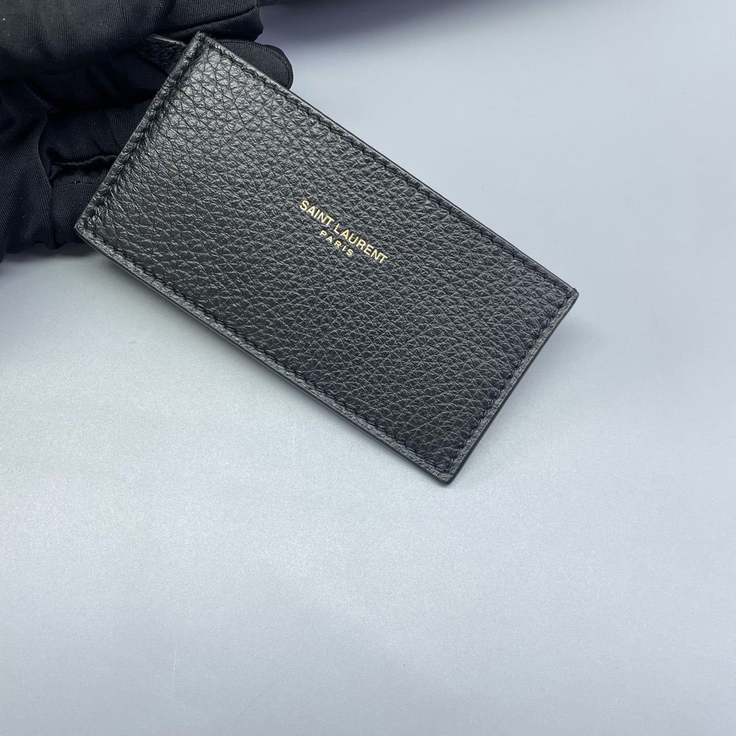 Saint Laurent - Mini Hobo Bag - Grained leather - Black with Gold-Tone Hardware - (mini)