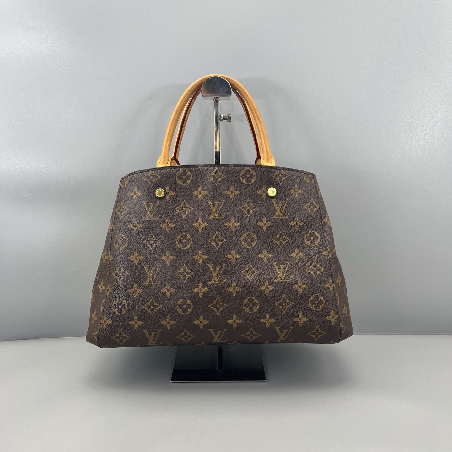 Louis Vuitton - Montaigne GM - Monogram coated canvas with Vachetta leather trim - Brown - (Large)
