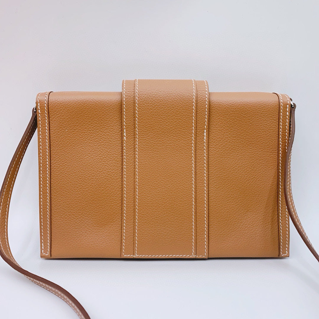 Hermès - H Passant - Evercolor calfskin leather - Golden Brown - (mini)