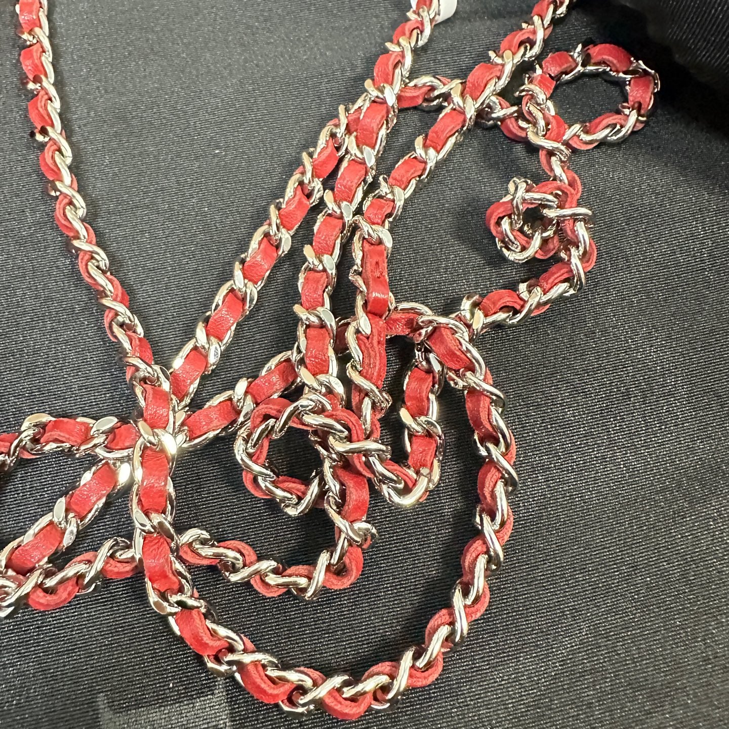 Chanel - Classic Quilted Wallet on Chain (WOC) - Lambskin leather - Red - (mini)