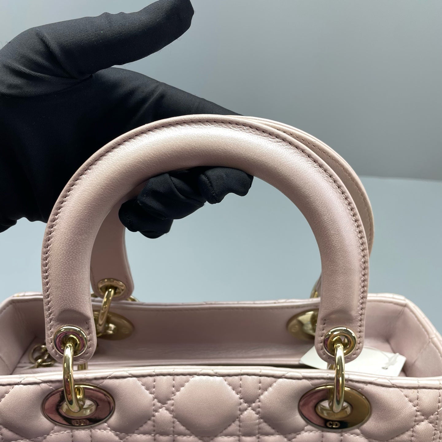 Dior - Lady Dior - Lambskin leather - Pink - (Medium)