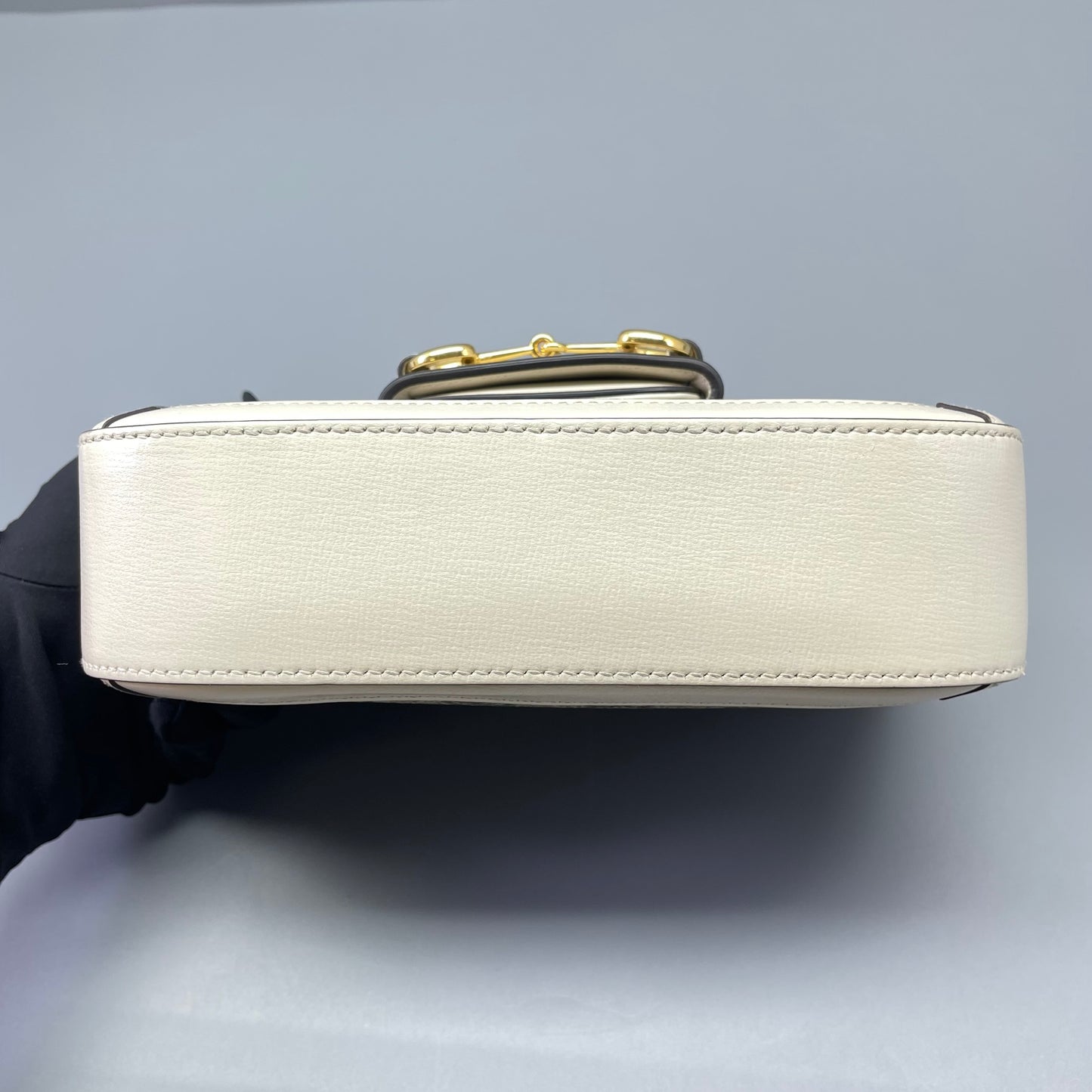 Gucci - Horsebit 1955 Mini - Coated canvas with leather trim - White - (mini)