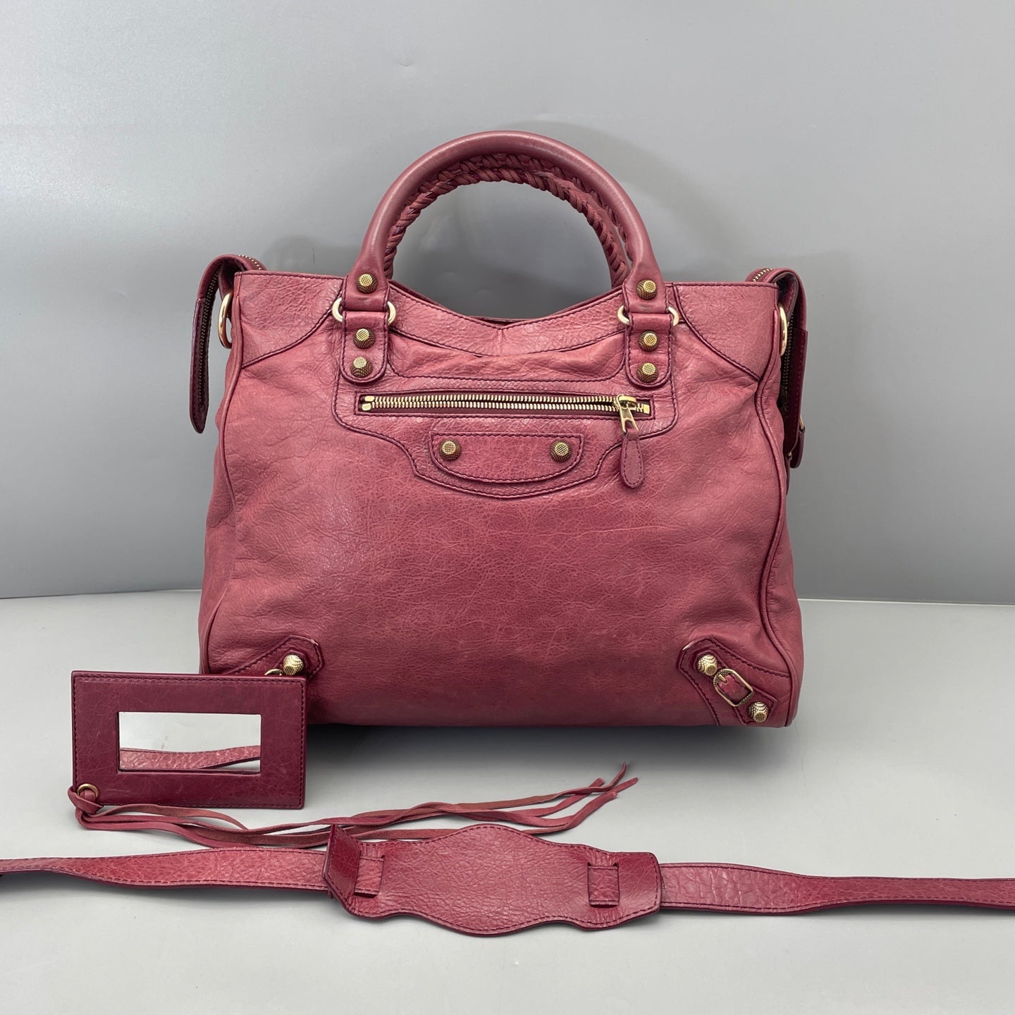 Balenciaga - City Bag - Leather - Burgundy - (medium)