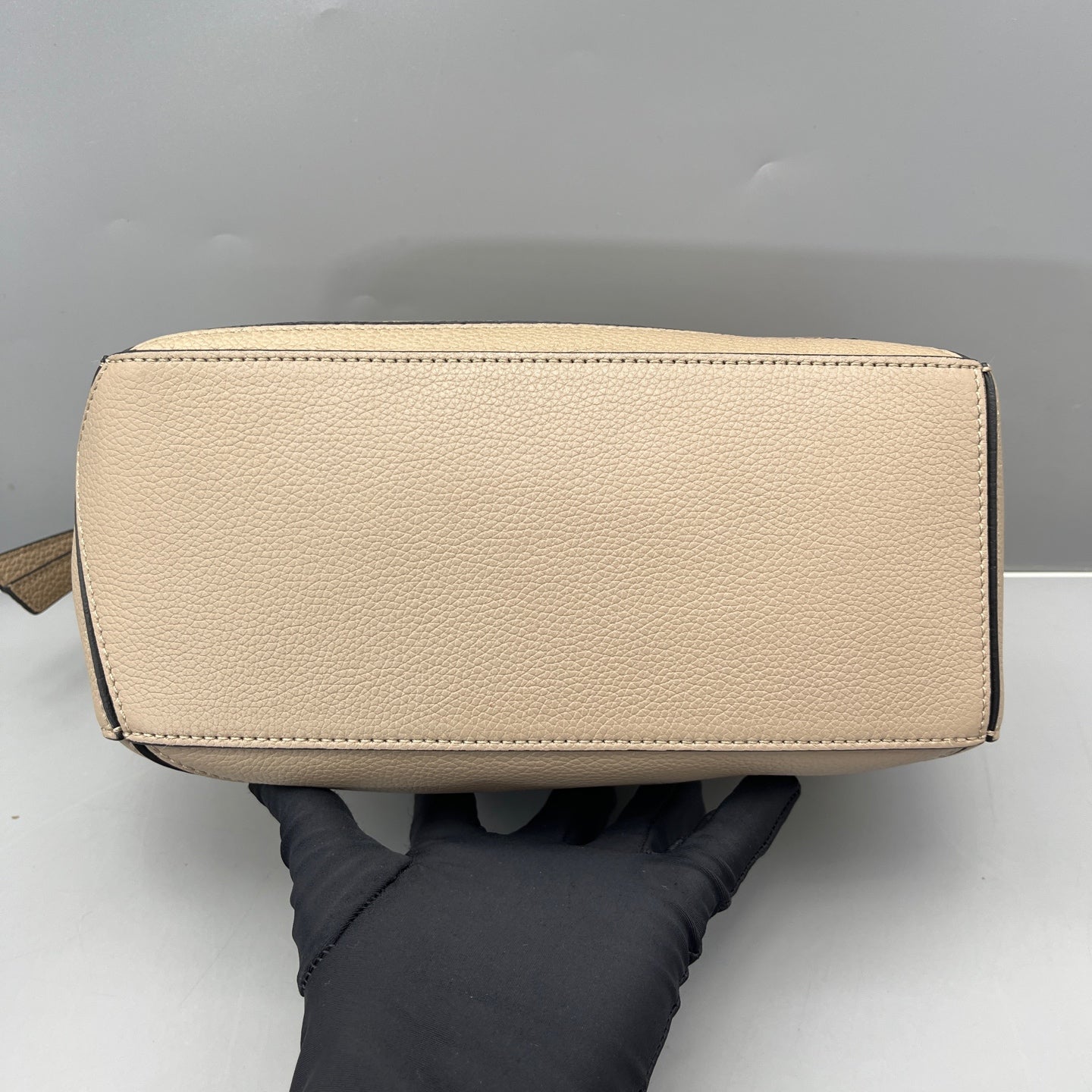 LOEWE - Puzzle Bag Small - Grained calfskin leather - Beige - (Small)