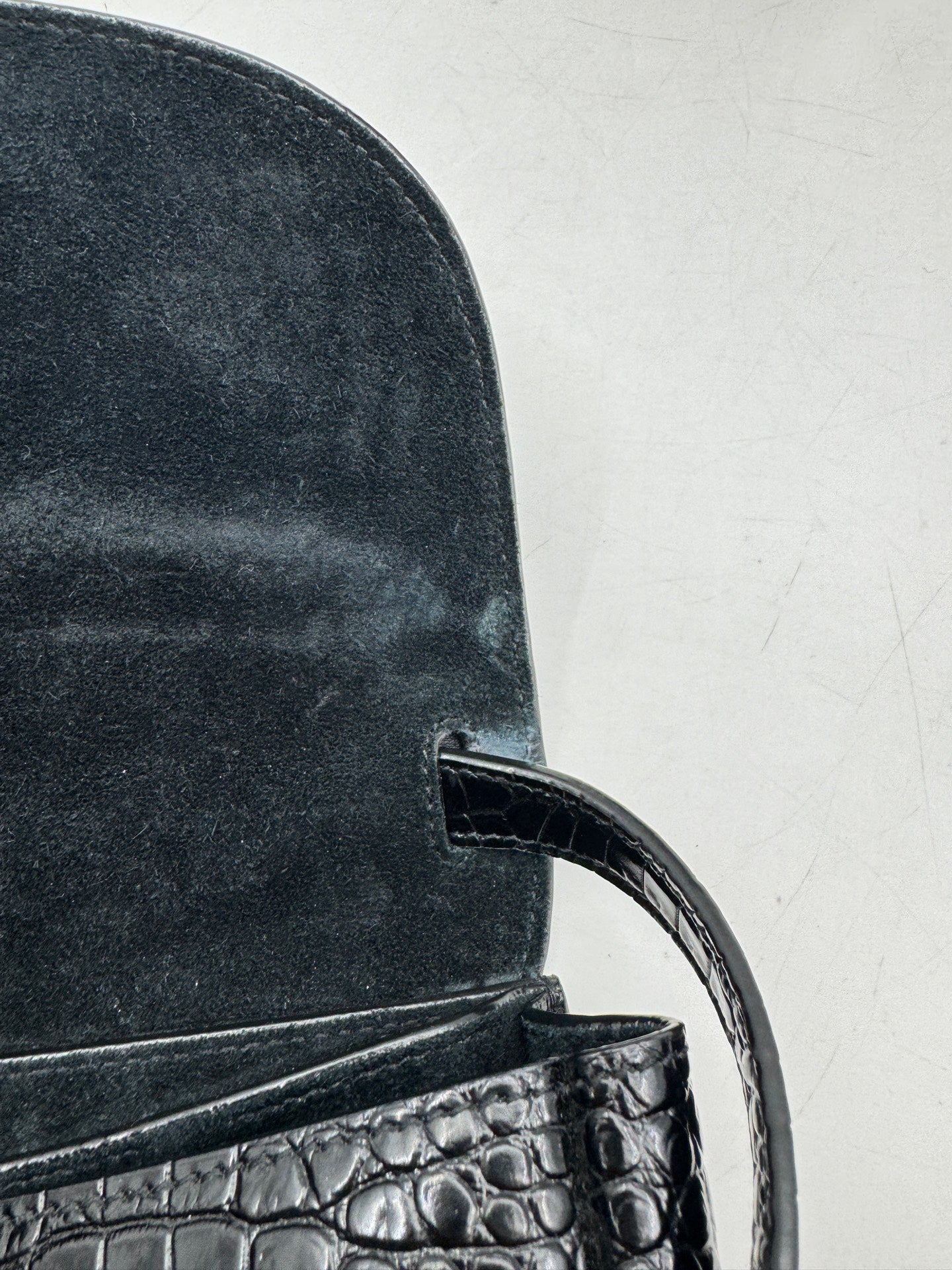 Saint Laurent - Kaia Saddle Bag - Calfskin leather - Black - (mini)