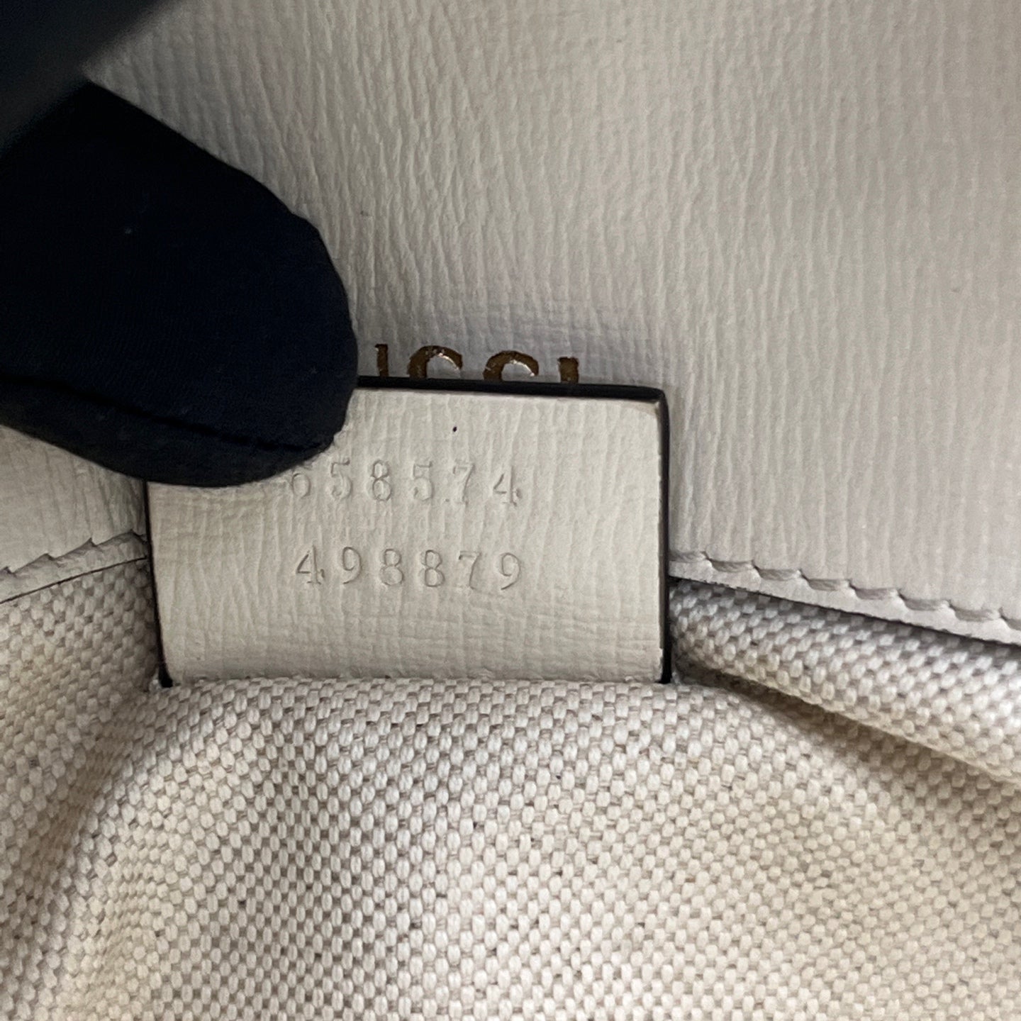 Gucci - 1955 Horsebit Small Shoulder Bag - GG Supreme canvas with leather trim - White - (small)