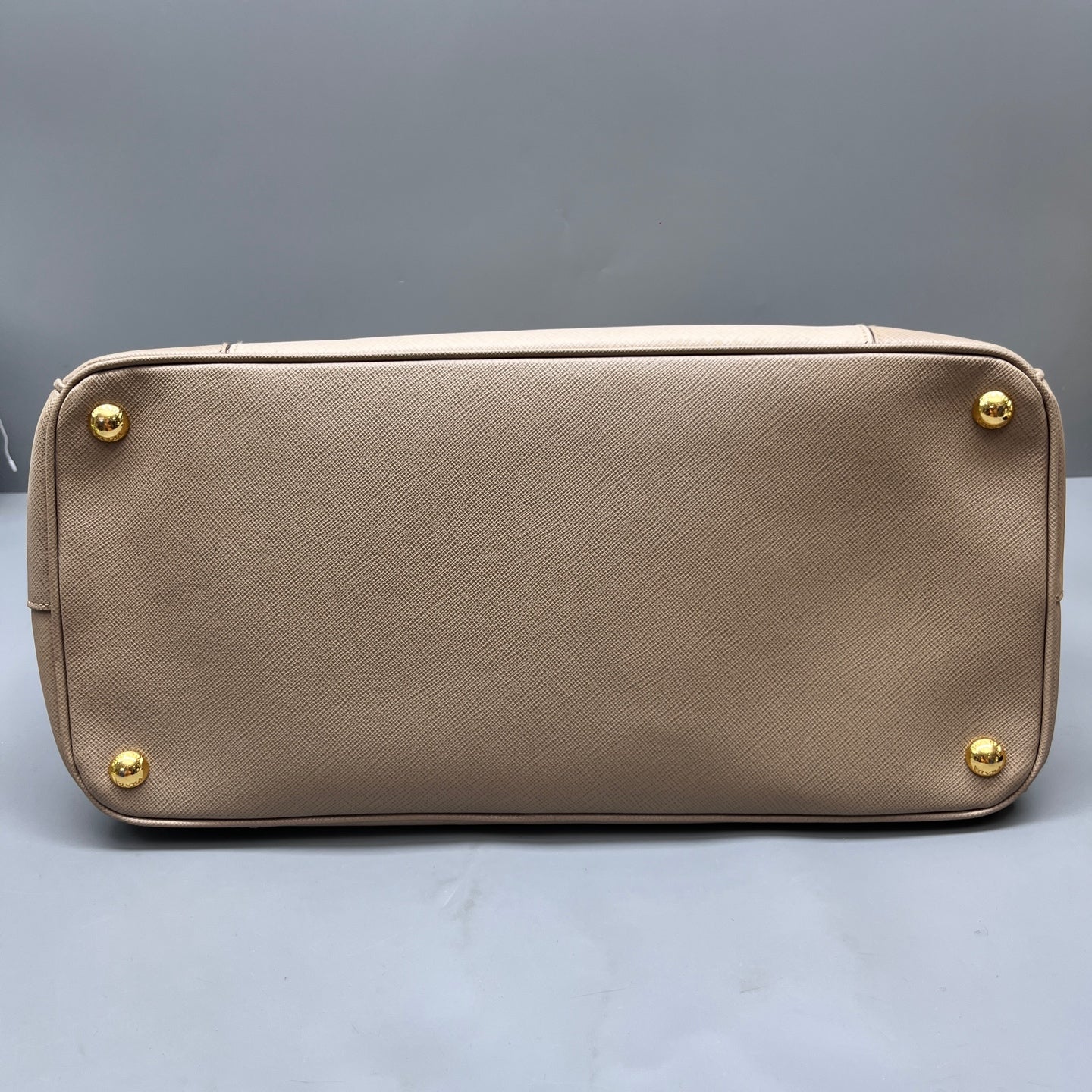 Prada - Galleria Bag (Saffiano Lux Tote) - Saffiano leather - Two-tone Beige (color-blocked) - (Large)