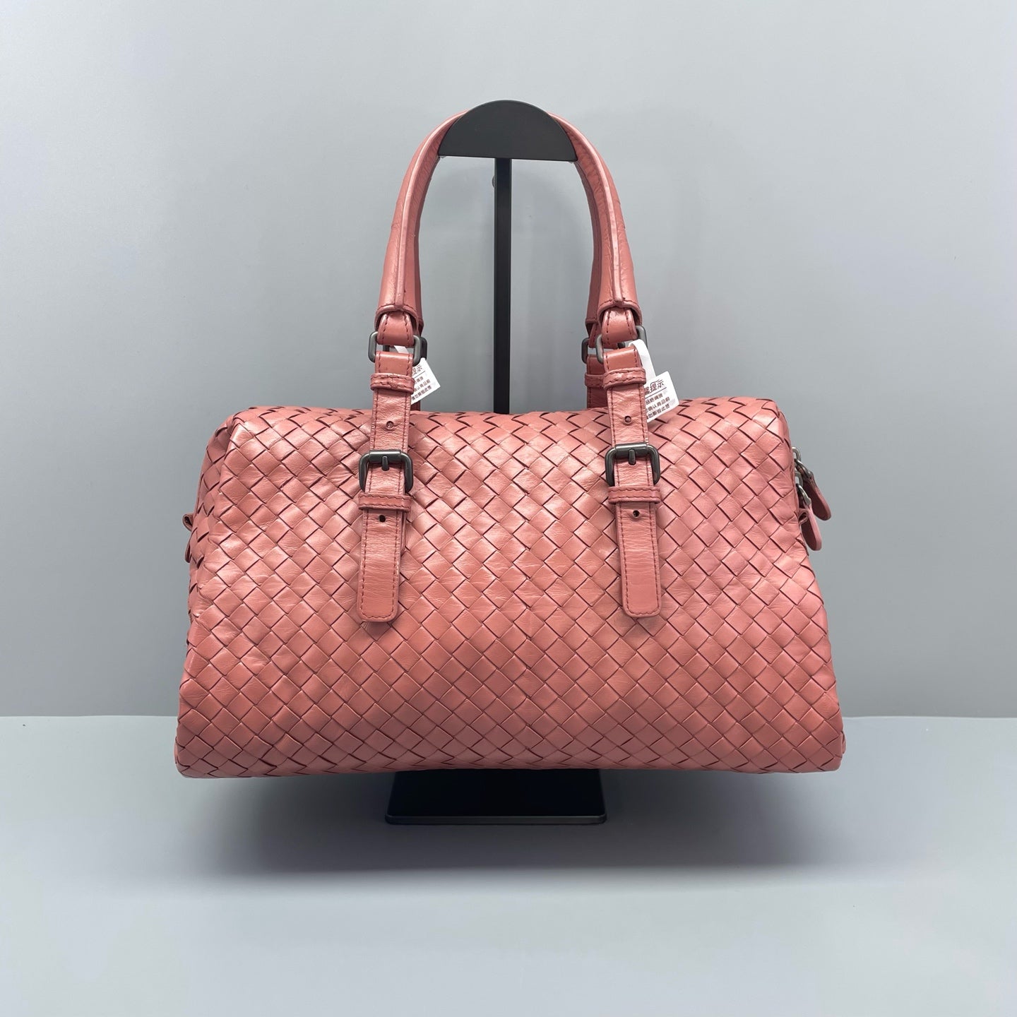 Bottega Veneta - Intrecciato Satchel - Leather - Dusty Rose with Gunmetal Hardware - (Medium)