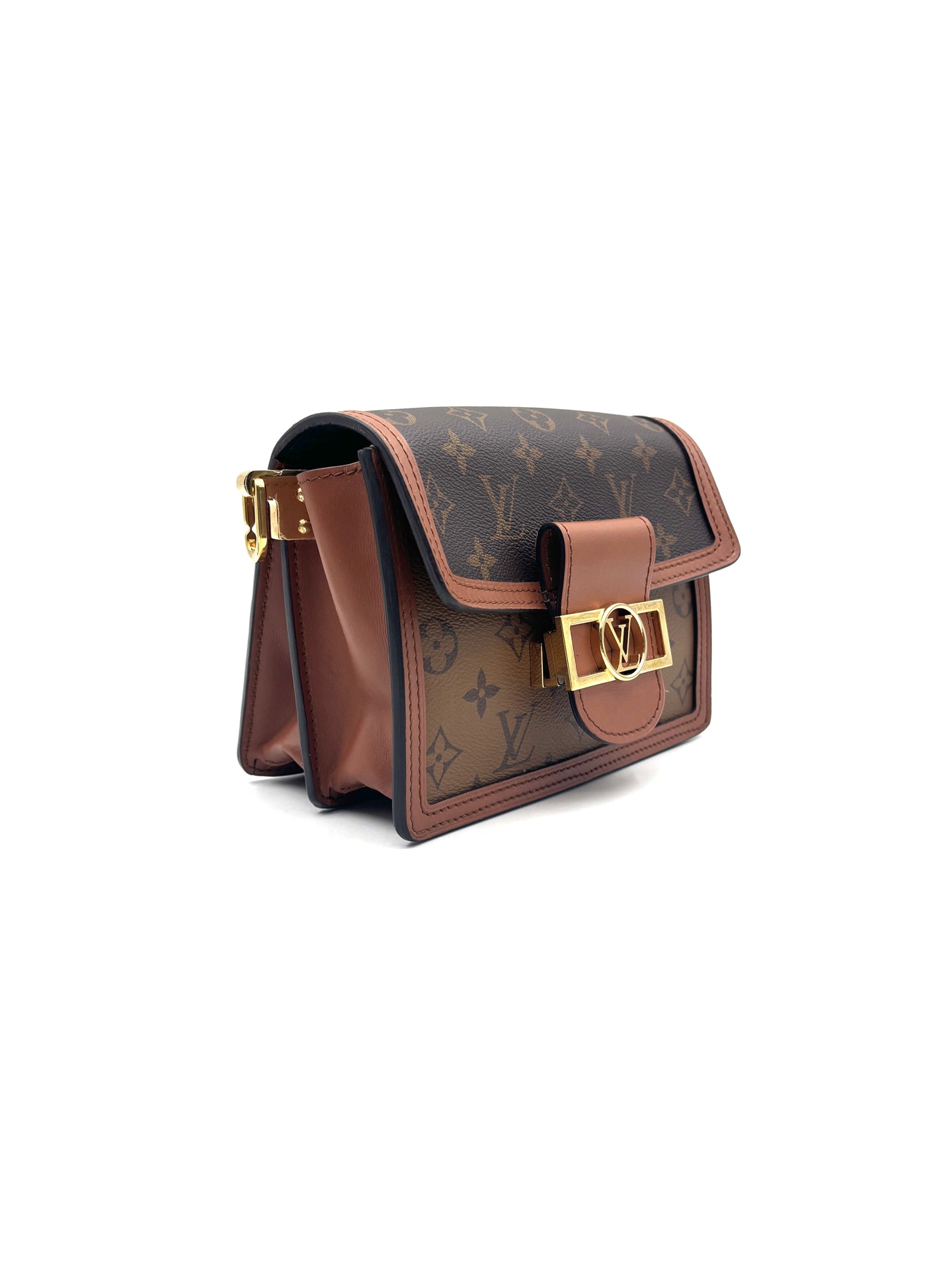 Louis Vuitton - Dauphine Mini - Coated canvas and leather - Brown - (mini)