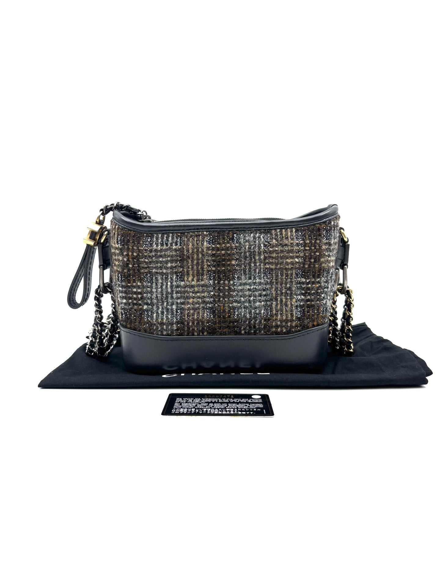 Chanel - Gabrielle Hobo Bag - Tweed and Leather - Multicolour - (Small)