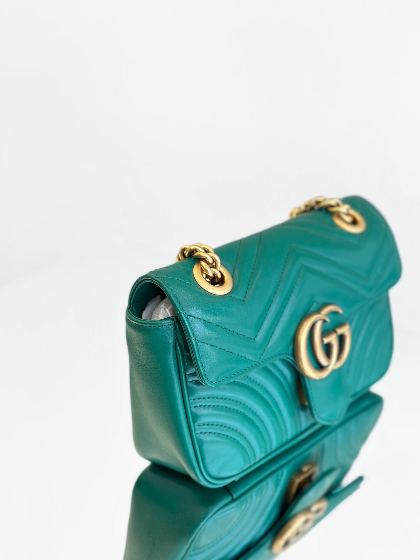 Gucci - Marmont Mini - Leather - Green - (mini)