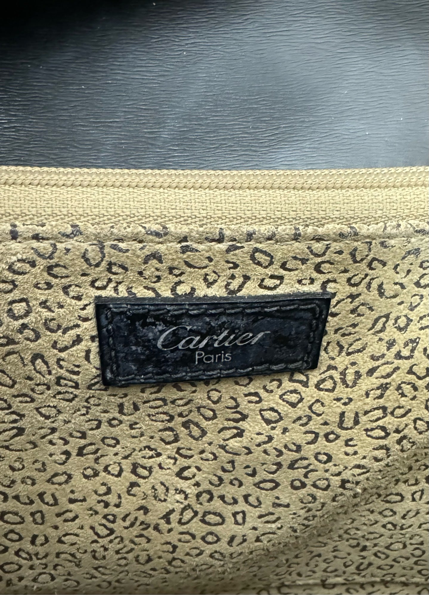 Cartier - Panthère Top Handle Bag - Leather - Black - (small)