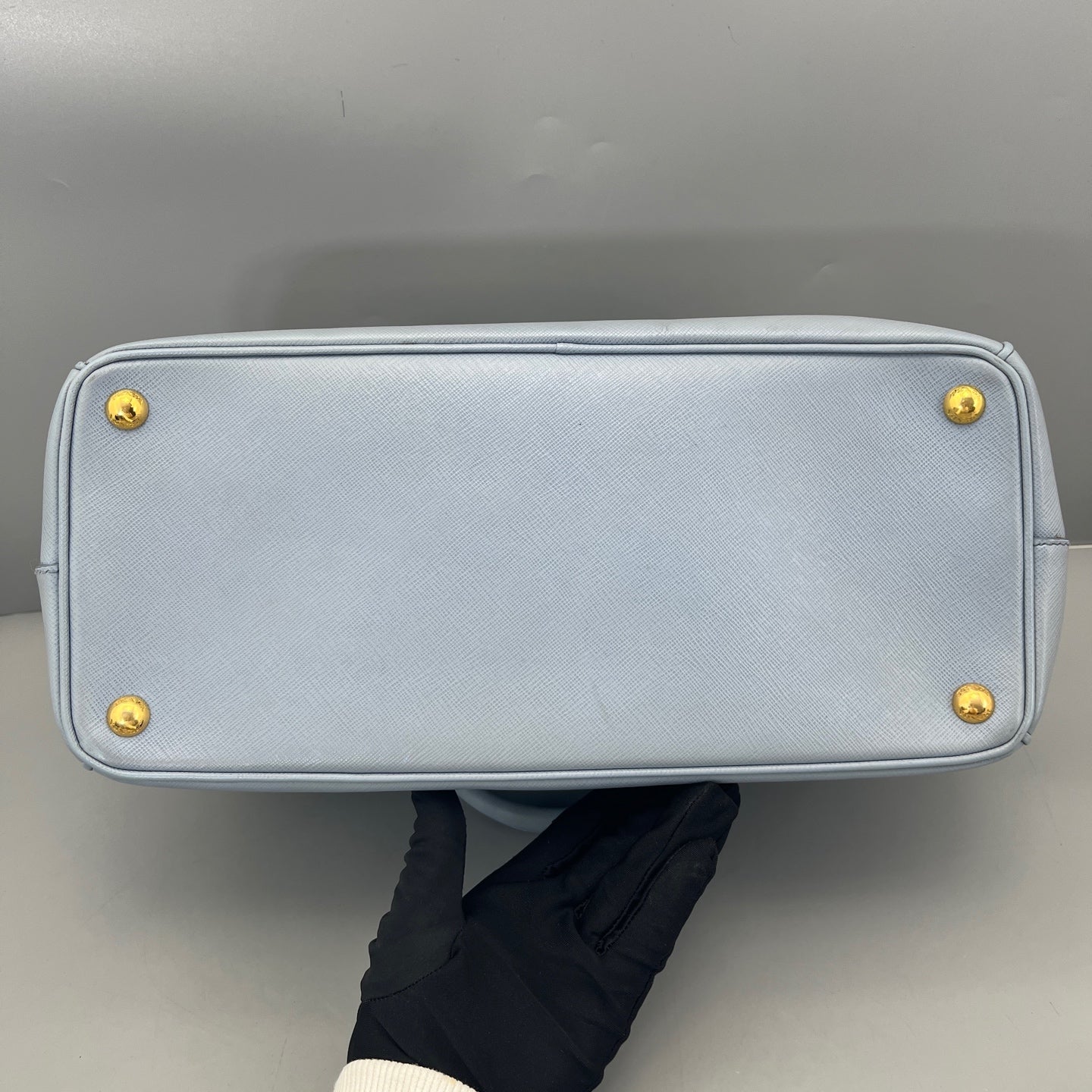 Prada - Saffiano Lux Tote - Saffiano leather - Light Blue - (medium)