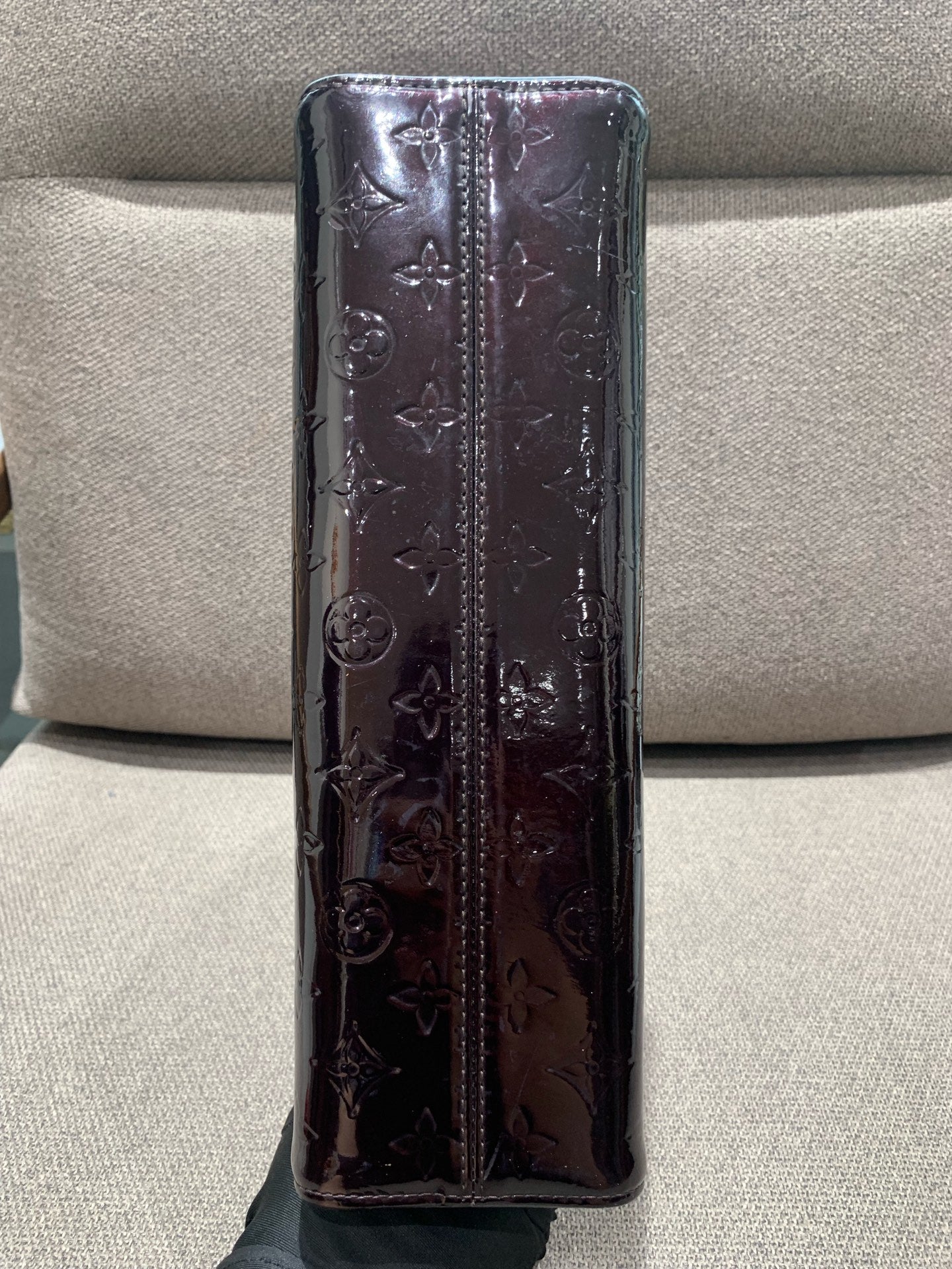 Louis Vuitton - Doctor Bag - Patent leather - Burgundy - (medium)