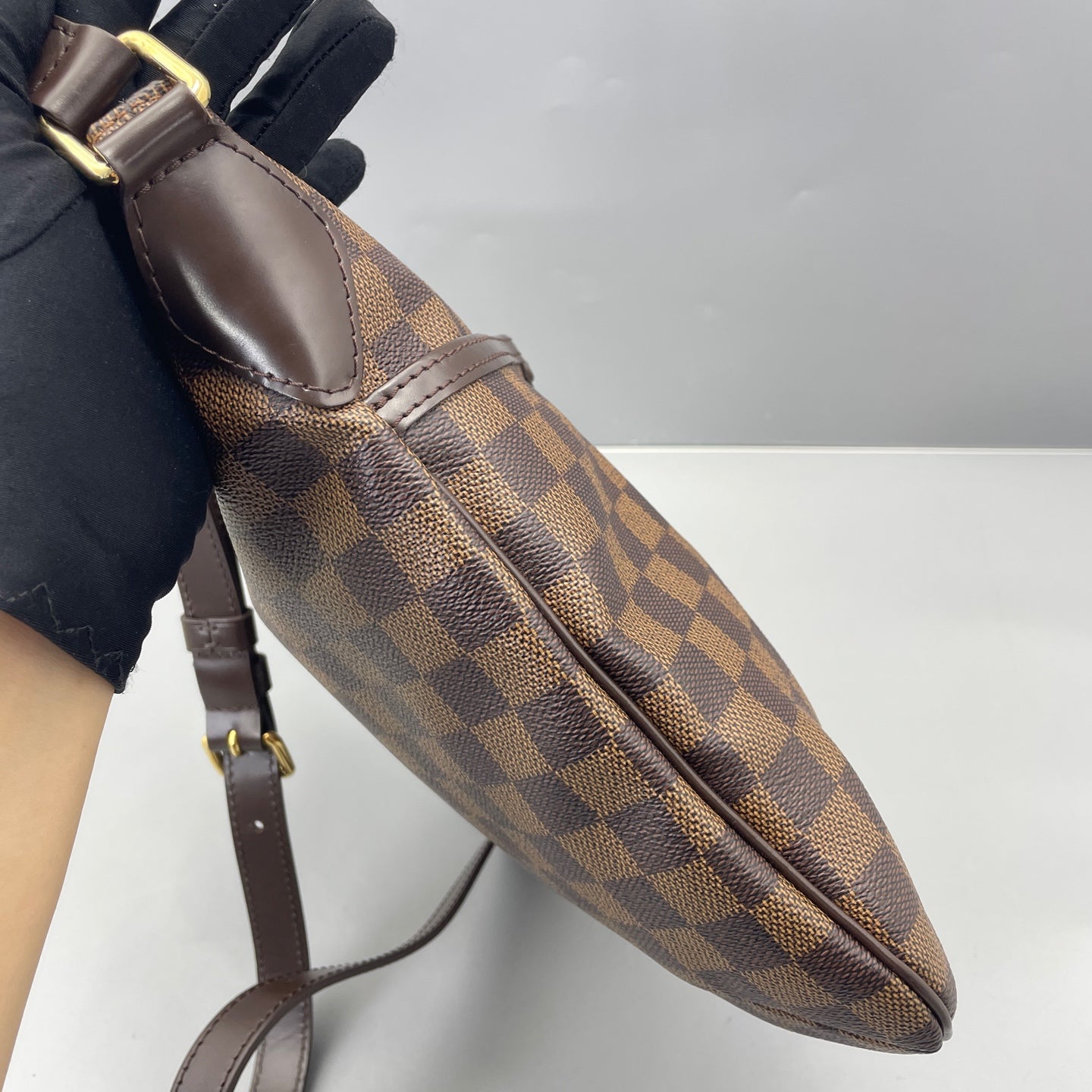 Louis Vuitton - Hobo Crossbody Bag - Damier Ebène coated canvas with leather trim - Brown - (medium)