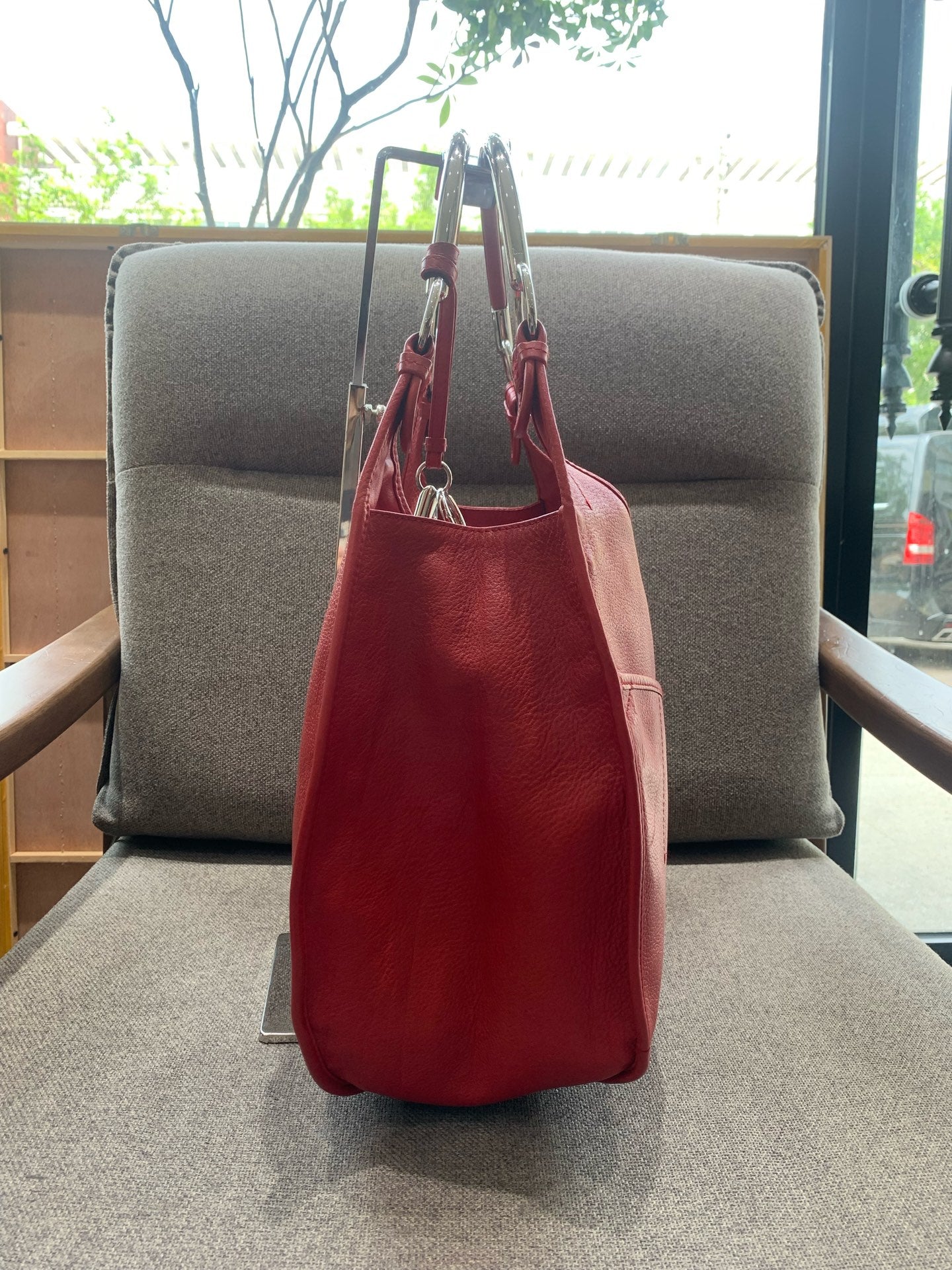 Dior - Hobo Bag - Leather - Red - (Medium)