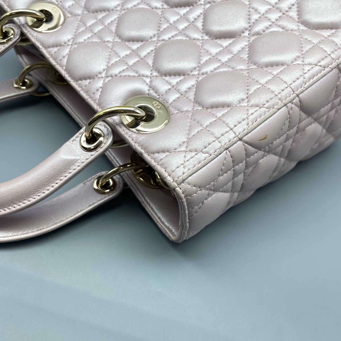 Dior - Lady Dior - Lambskin leather - Pink - (Medium)