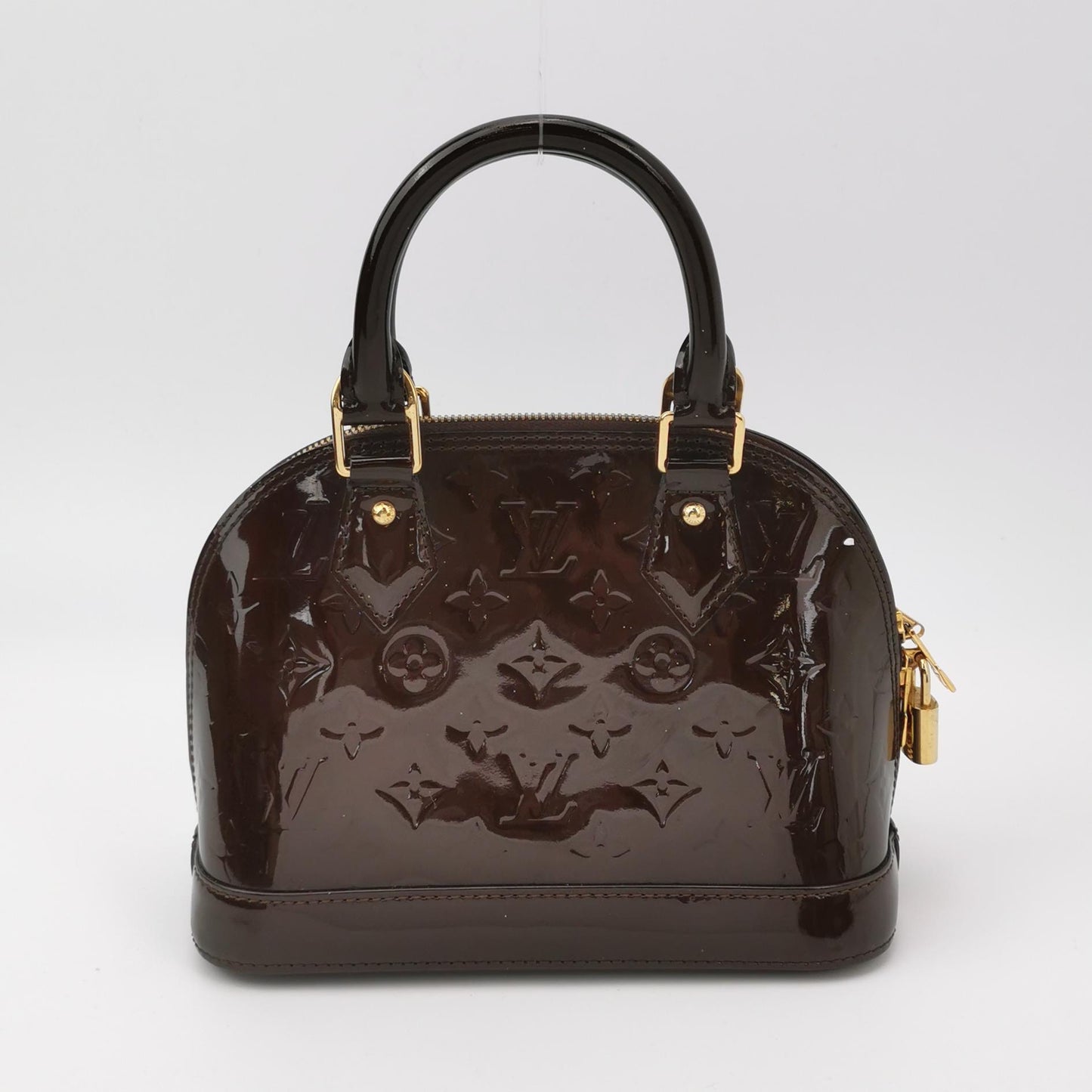 Louis Vuitton - Alma BB - Patent leather - Burgundy - (mini)