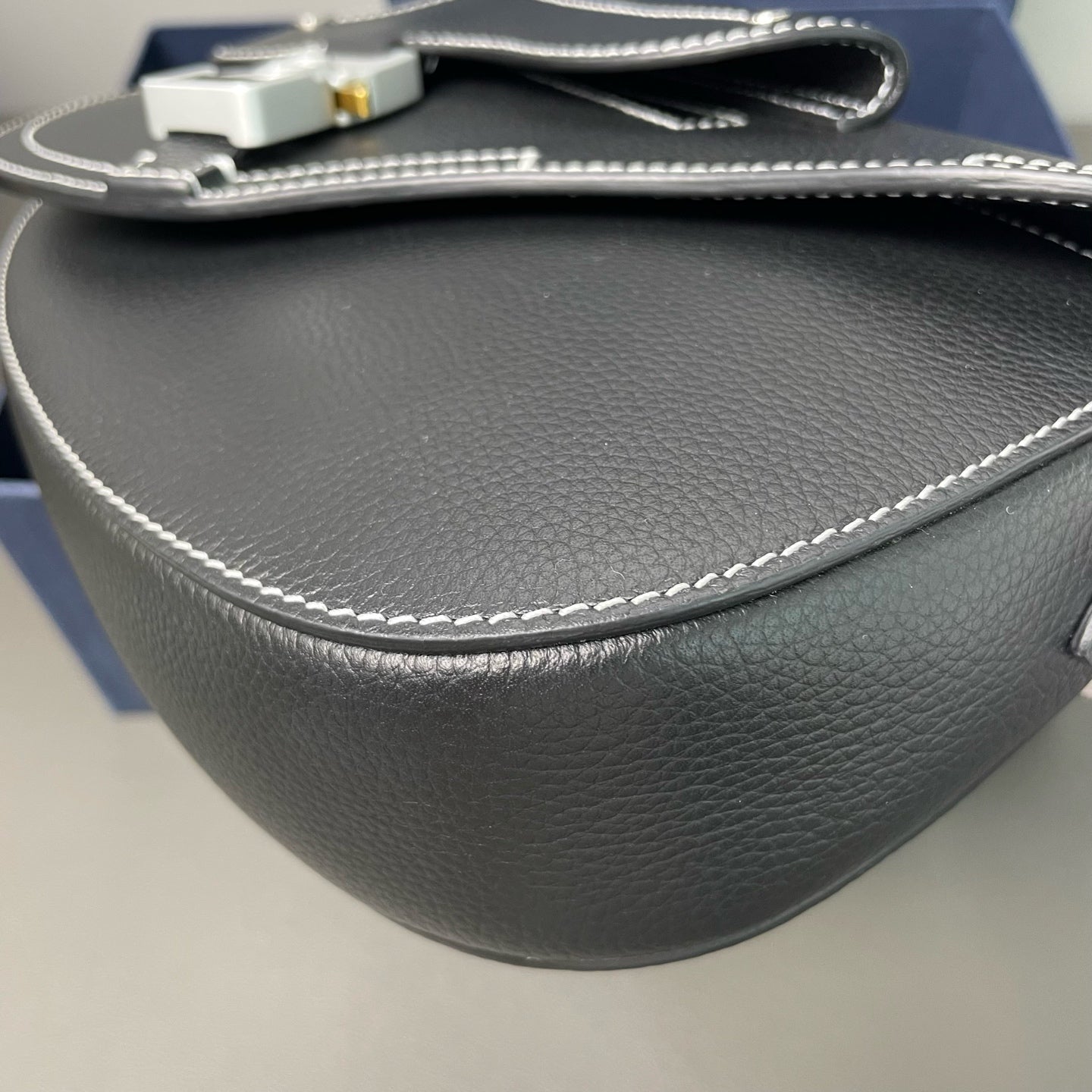Dior - Saddle Bag - Grained leather - Black - (small)