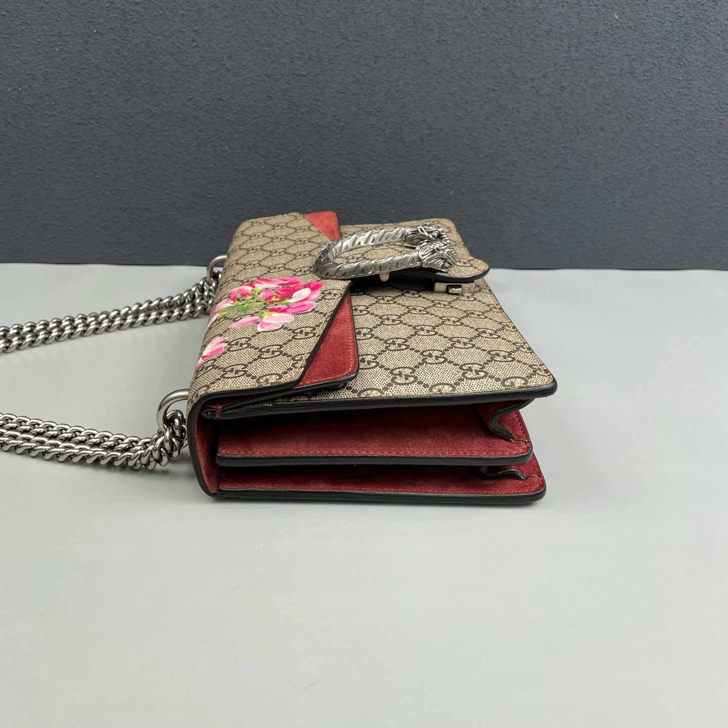 Gucci - Dionysus Small Shoulder Bag - GG Supreme canvas with suede and leather trim - Multicolour - (Small)