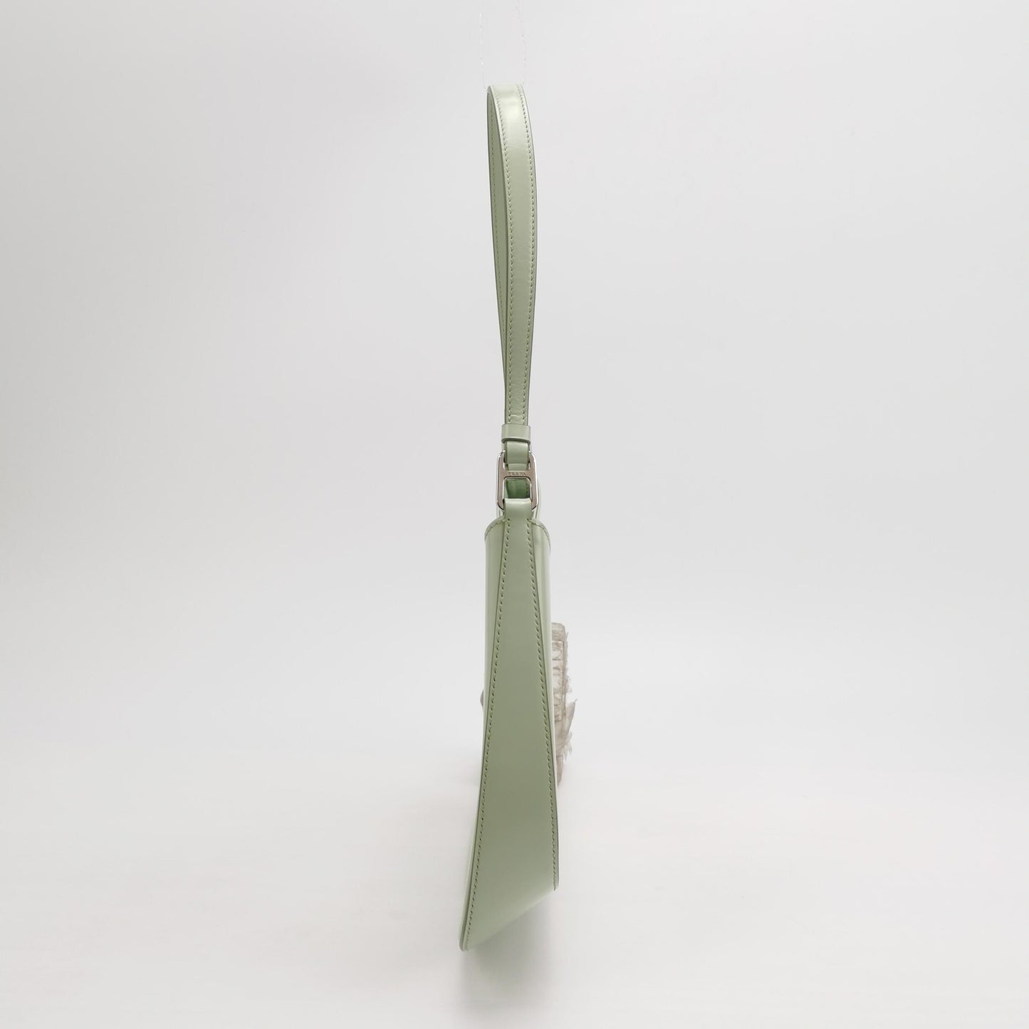Prada - Cleo Shoulder Bag - Cowhide leather - Mint Green with Silver-Tone Hardware - (small)