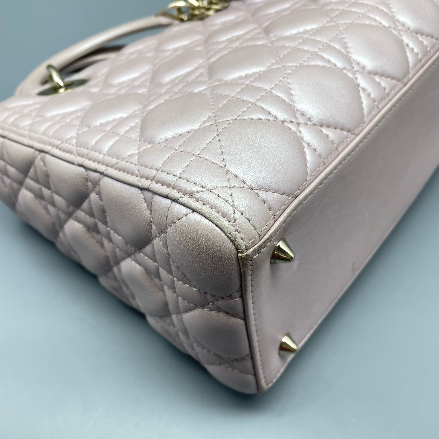 Dior - Lady Dior - Lambskin leather - Pink - (Medium)