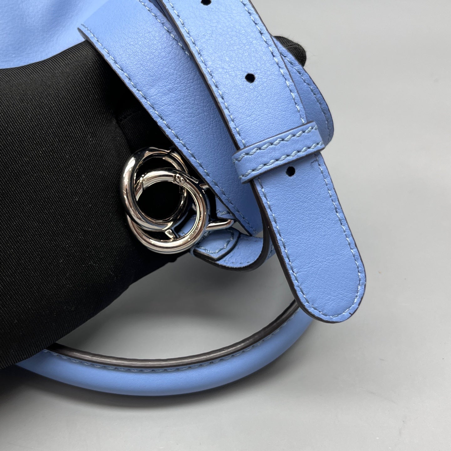 Fendi - Peekaboo - Calfskin leather - Blue - (Small)