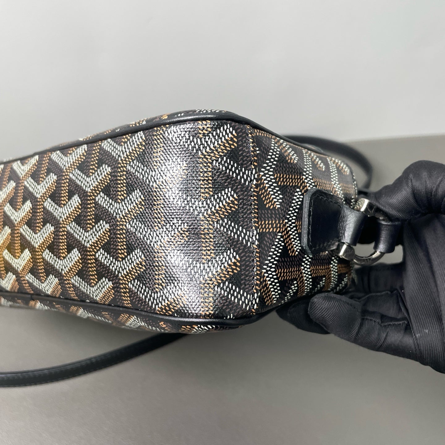 Goyard - Cap-Vert - Goyardine canvas with leather trim - Black - (Small)