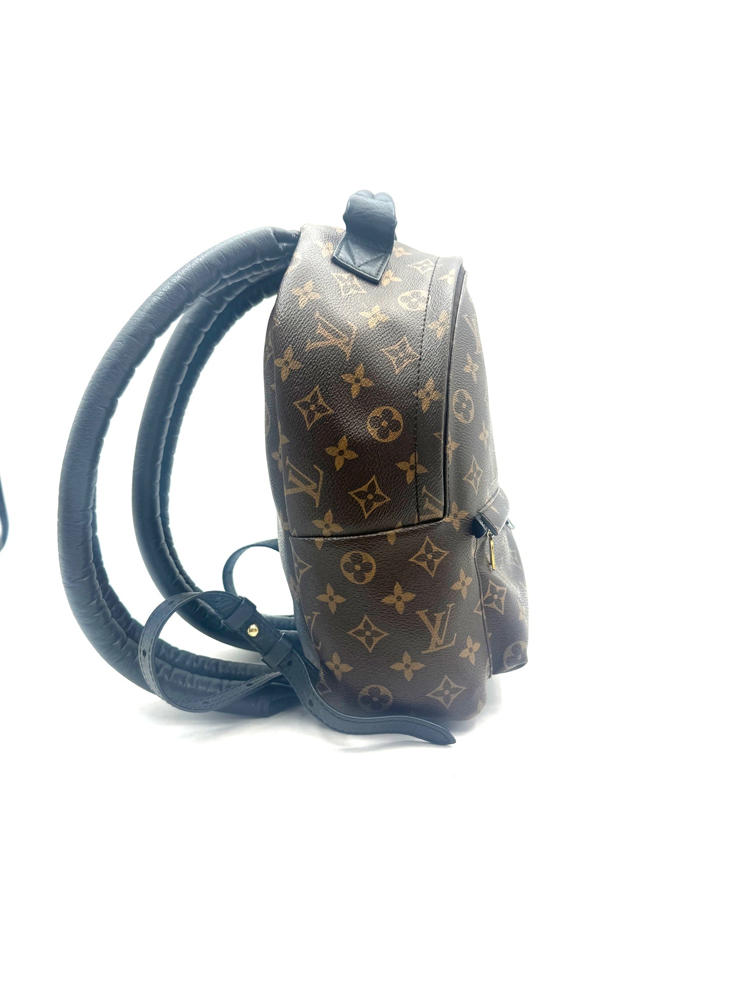 Louis Vuitton - Palm Springs Mini Backpack - Coated canvas and soft cowhide leather - Brown and Black - (mini)