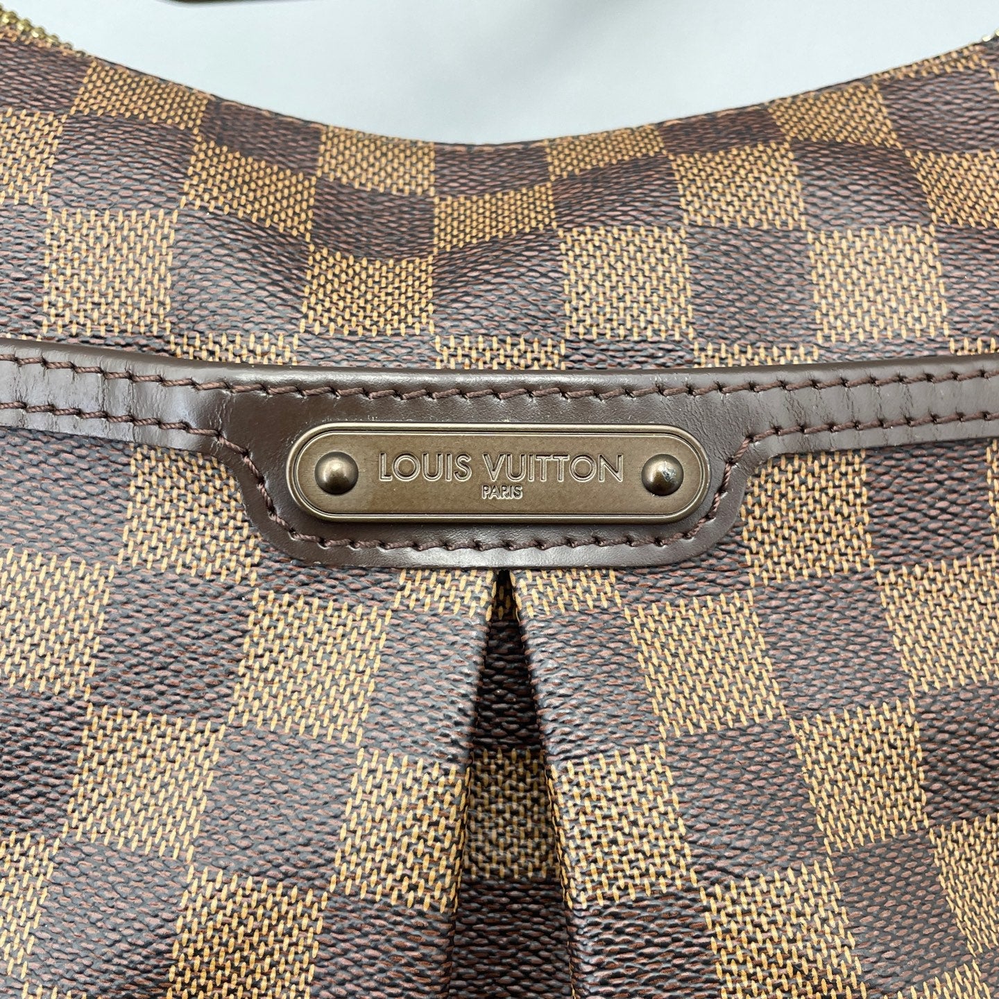Louis Vuitton - Hobo Crossbody Bag - Damier Ebène coated canvas with leather trim - Brown - (medium)
