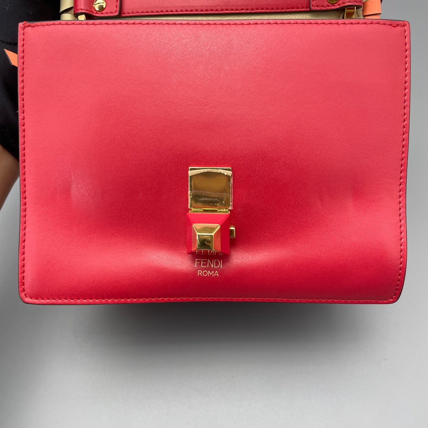 Fendi - Bow Chain Bag - Leather - Red - (small)
