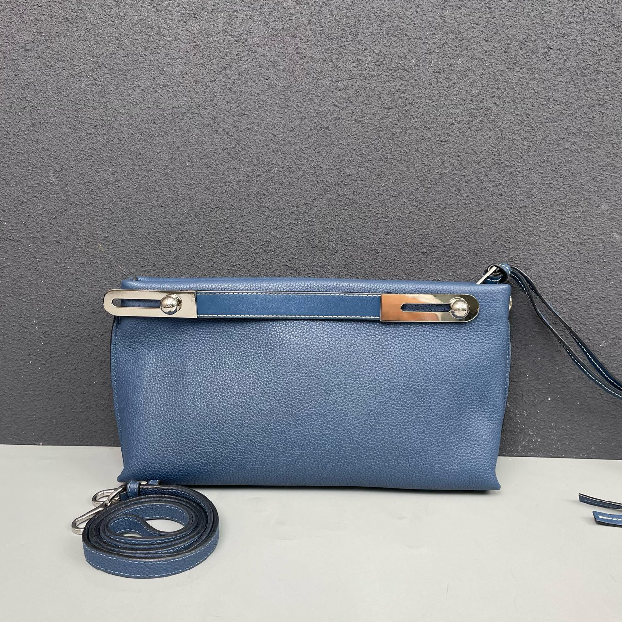 Loewe - Missy Bag - Grained calfskin leather - Misty Blue - (Small)