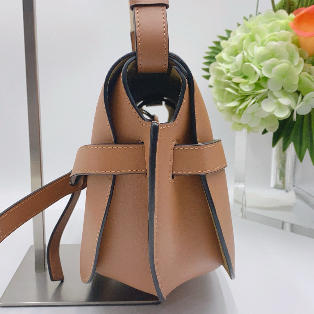 Loewe - Gate Small Dual Bag - Leather - Brown - (Mini)