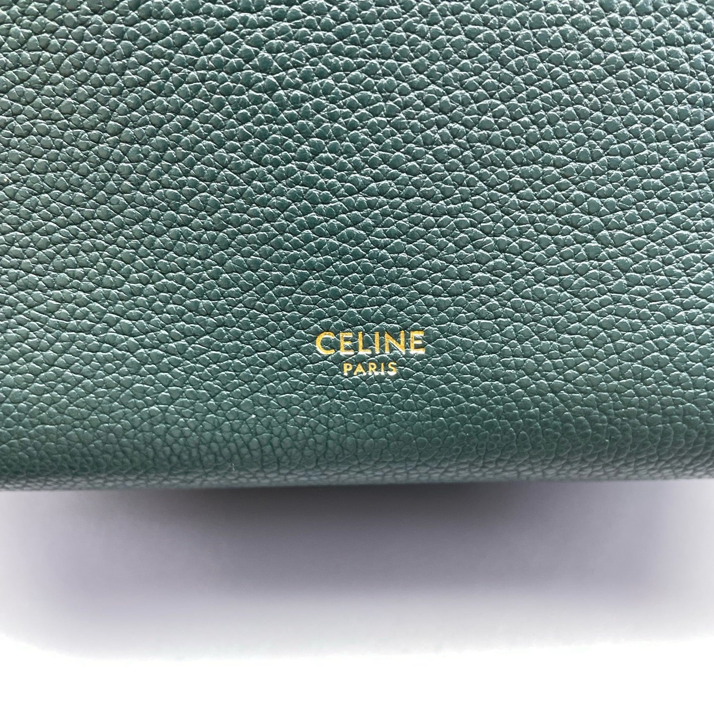 Celine - Small Bucket Bag - Leather - Green - (small)