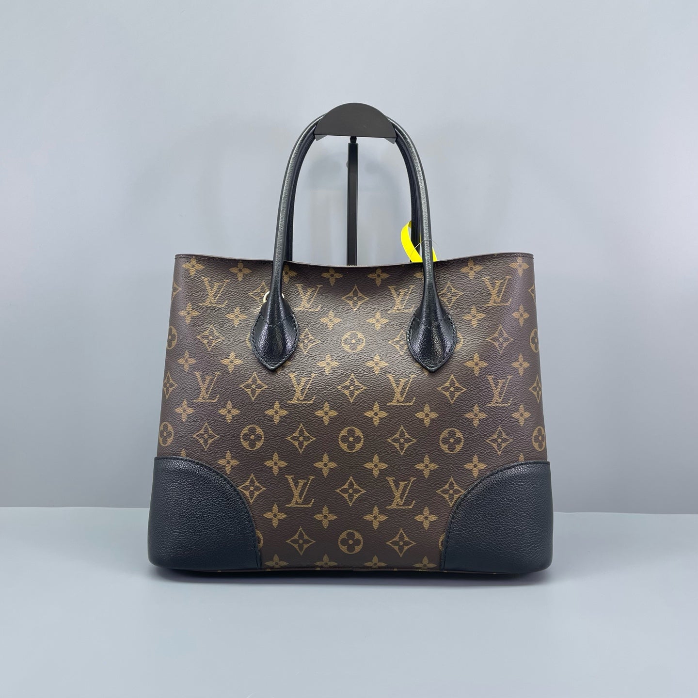 Louis Vuitton - Flandrin Tote - Monogram coated canvas with black grained leather trim - Monogram Brown with Black trim - (Medium)