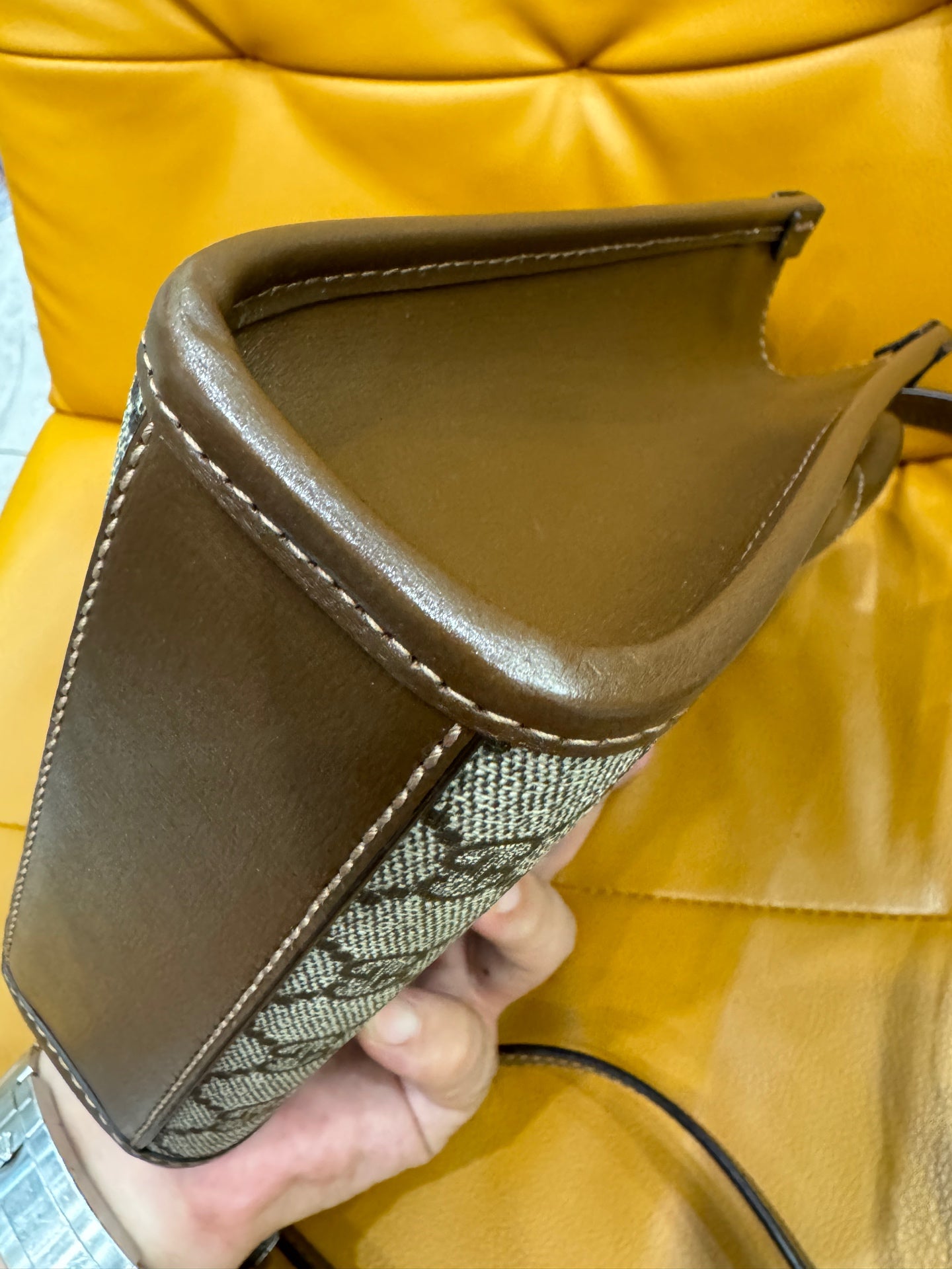 Gucci - Ophidia Mini Tote Bag - GG Supreme coated canvas and leather - Brown - (mini)