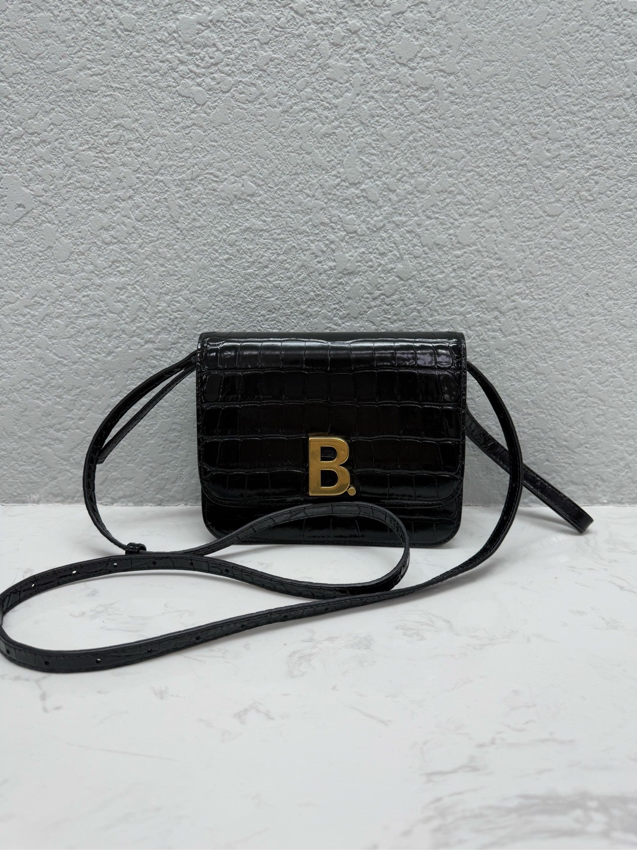 Balenciaga - Messenger Bag - Leather - Black - (mini)