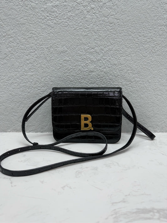 Balenciaga - Messenger Bag - Leather - Black - (mini)