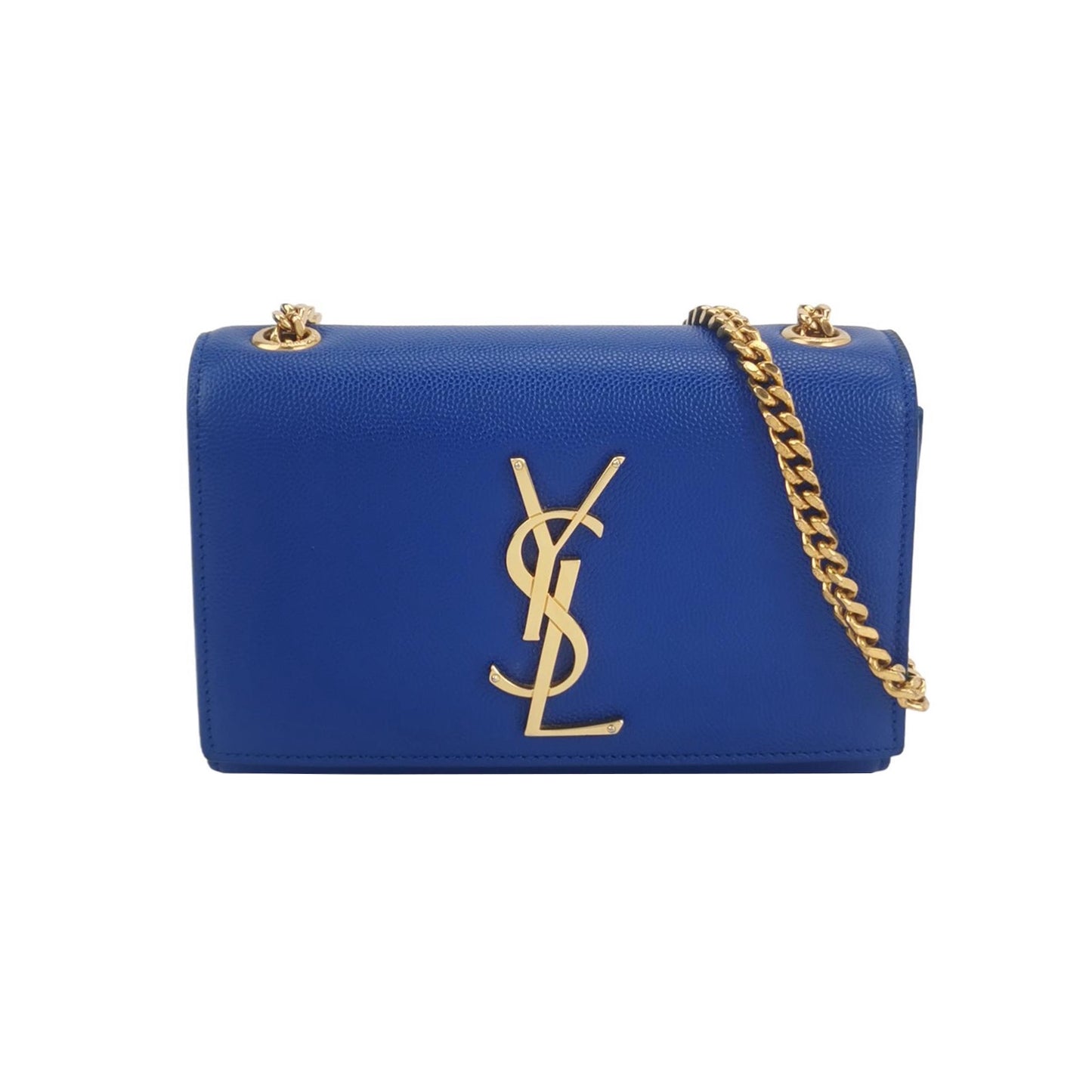 Saint Laurent - Kate - Grained Leather - Blue - (mini)