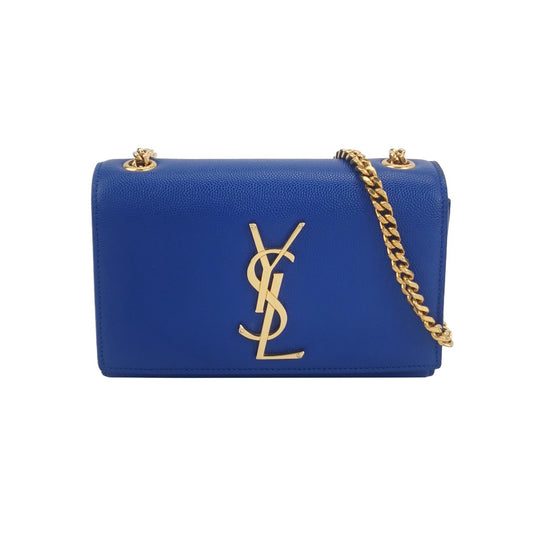 Saint Laurent - Kate - Grained Leather - Blue - (mini)