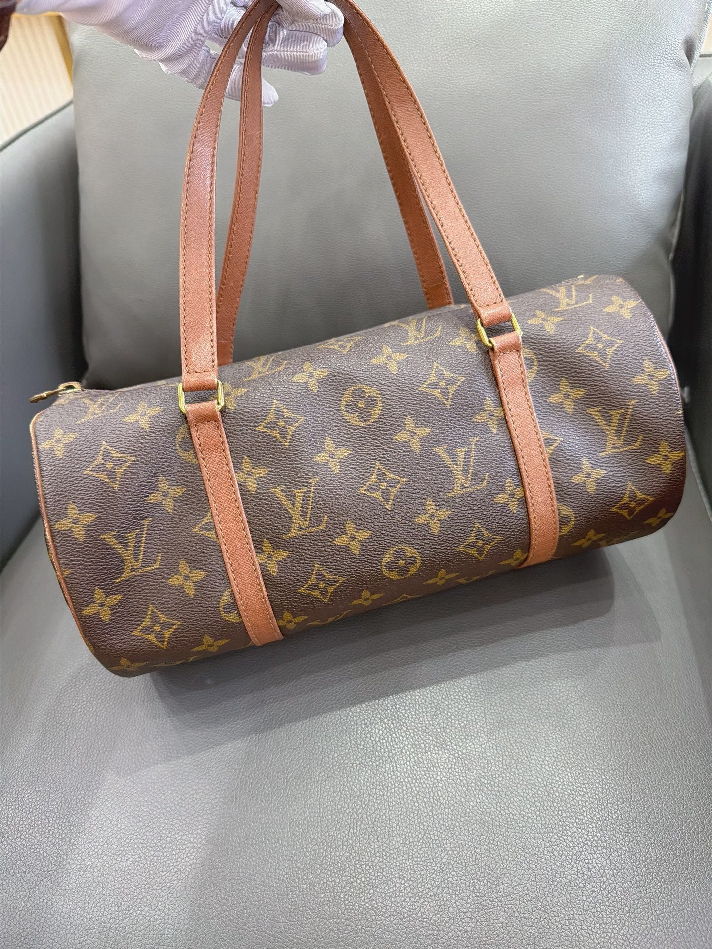 Louis Vuitton - Papillon 30 - Monogram coated canvas with Vachetta leather trim - Brown - (Medium)