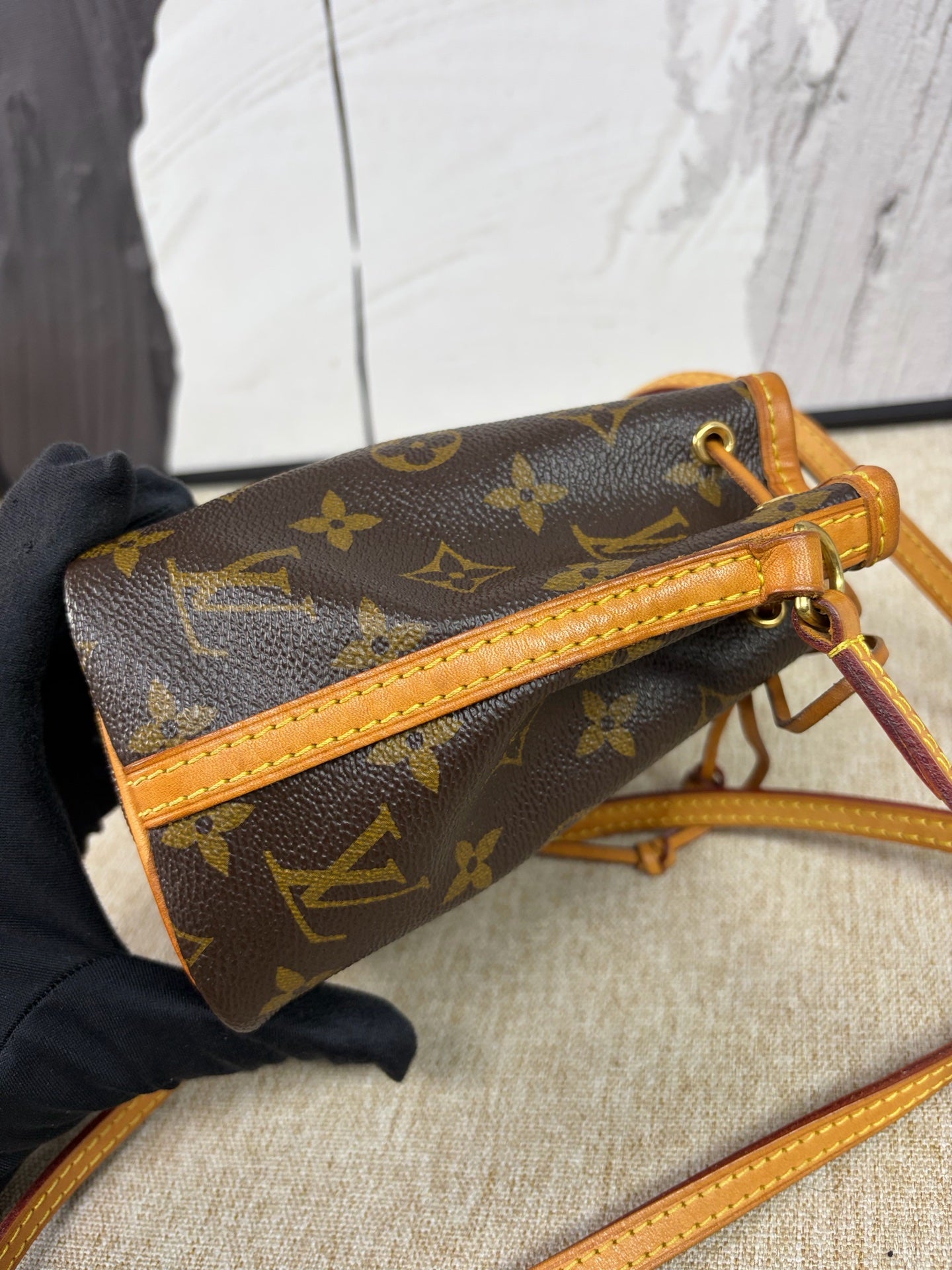 Louis Vuitton - Nano Noé - Coated canvas and Vachetta leather - Brown - (mini)