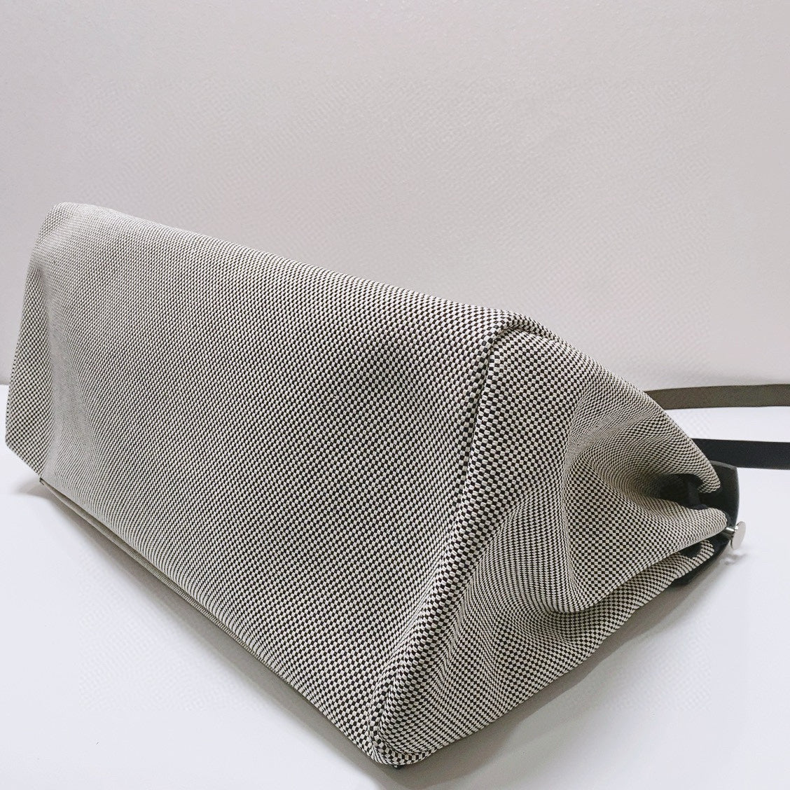 Hermès - Herbag 50 - Canvas and Leather - Black and White - (Large)