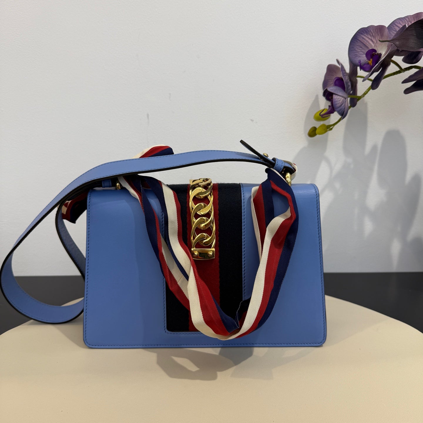 Gucci - Sylvie - Leather - Blue - (medium)