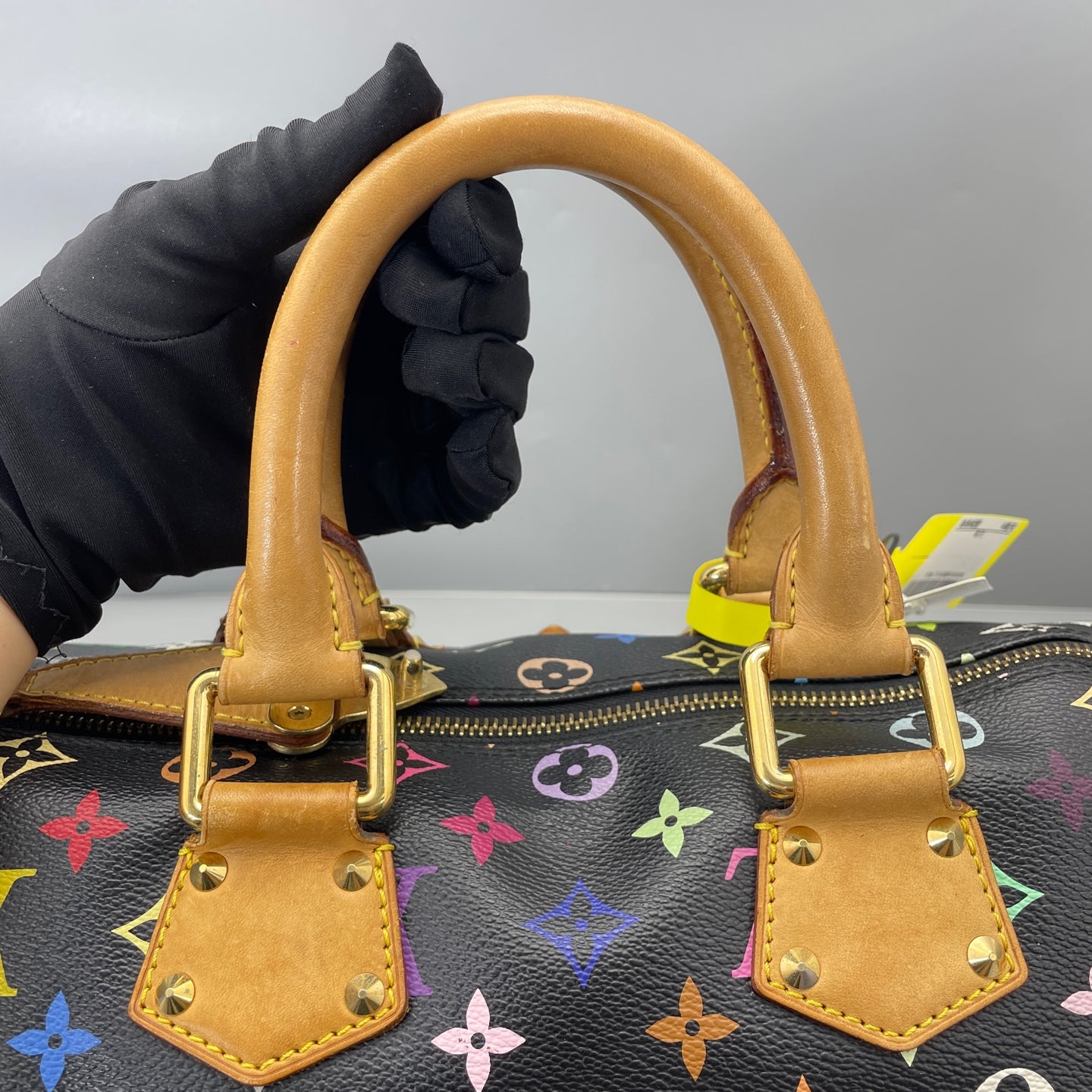 Louis Vuitton - Speedy 30 Monogram Multicolore - Coated canvas with Vachetta leather trim - Black - (Medium)