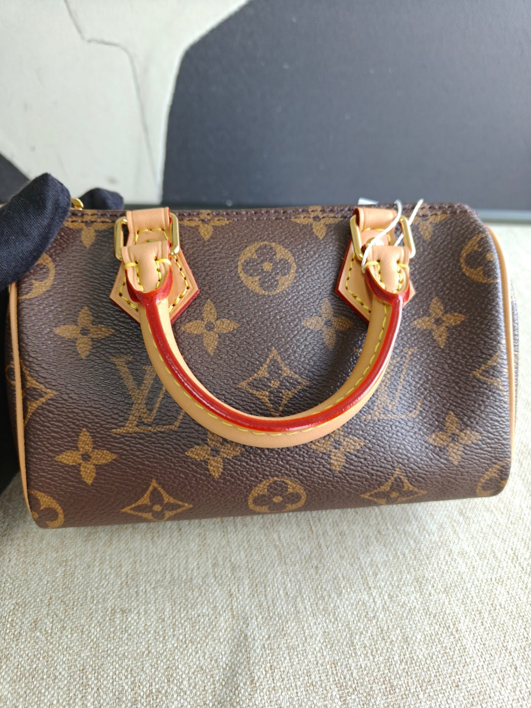 Louis Vuitton - Speedy Nano - Monogram coated canvas with Vachetta leather trim - Brown - (mini)