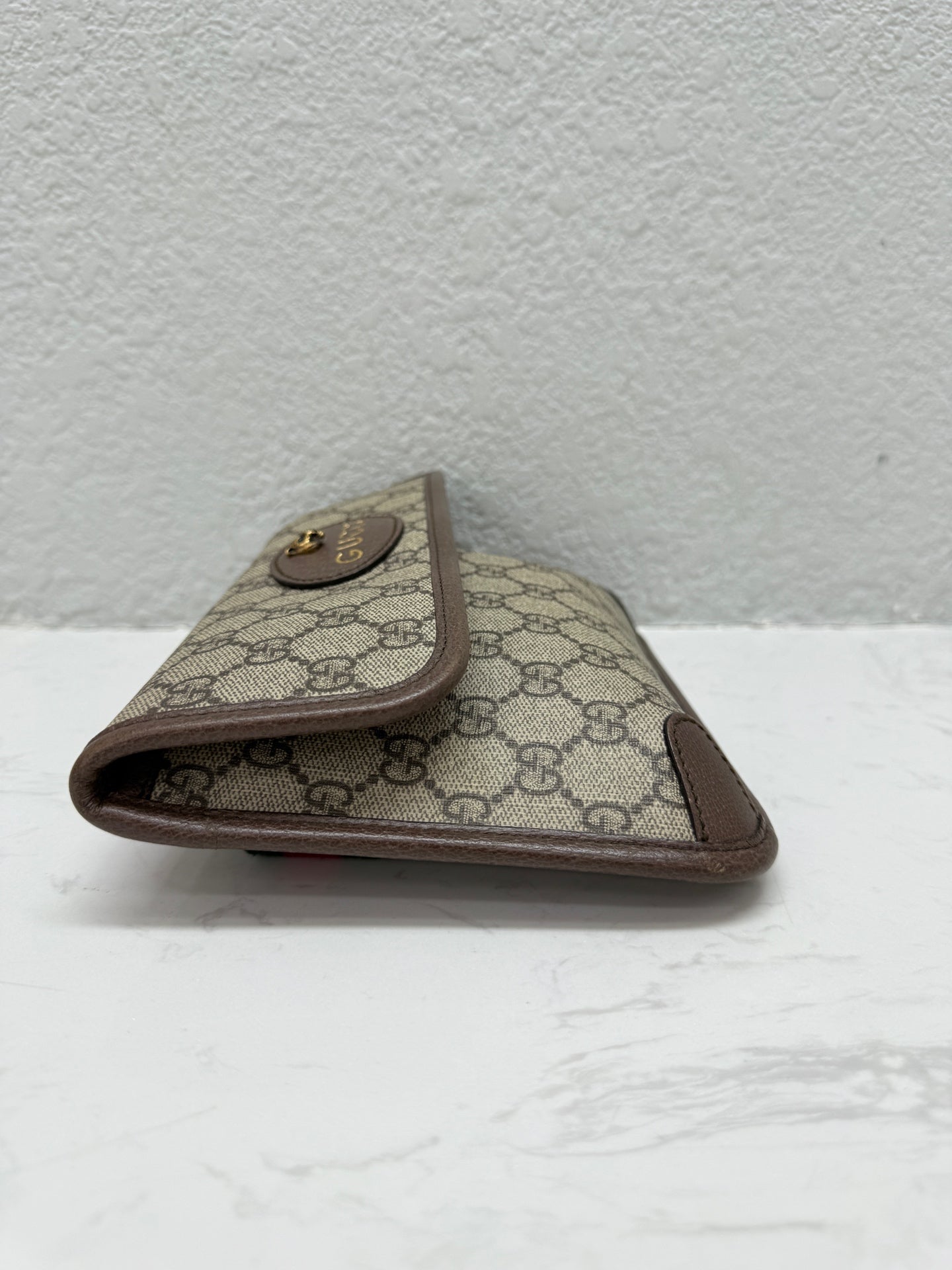 Gucci - GG Supreme Tiger Head Belt Bag - Coated canvas with leather trim - Brown - (small)